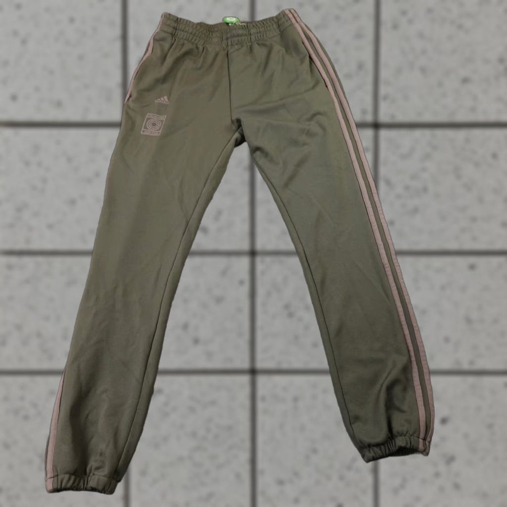 Adidas Pants Mens L Green Calabasas Yeezy Track Drawstring Jogger Sweatpants NEW