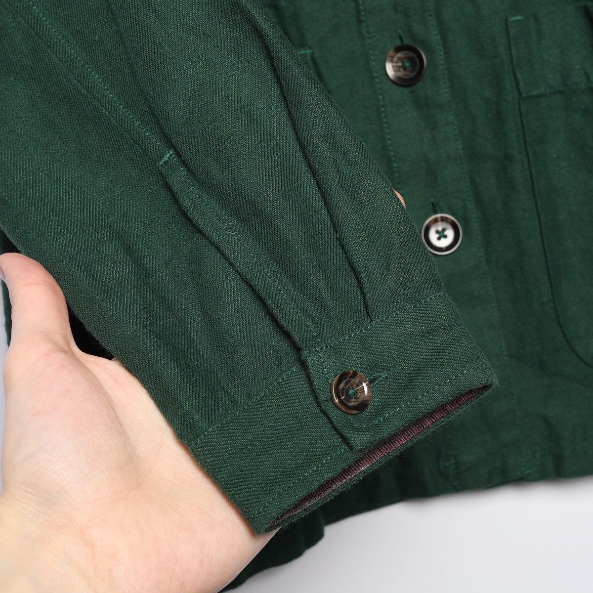 Gudrun Sjoden Gudrun Sjoden Linen Cotton Green Shirt Size S / US 4 / IT 40 - 14 Thumbnail