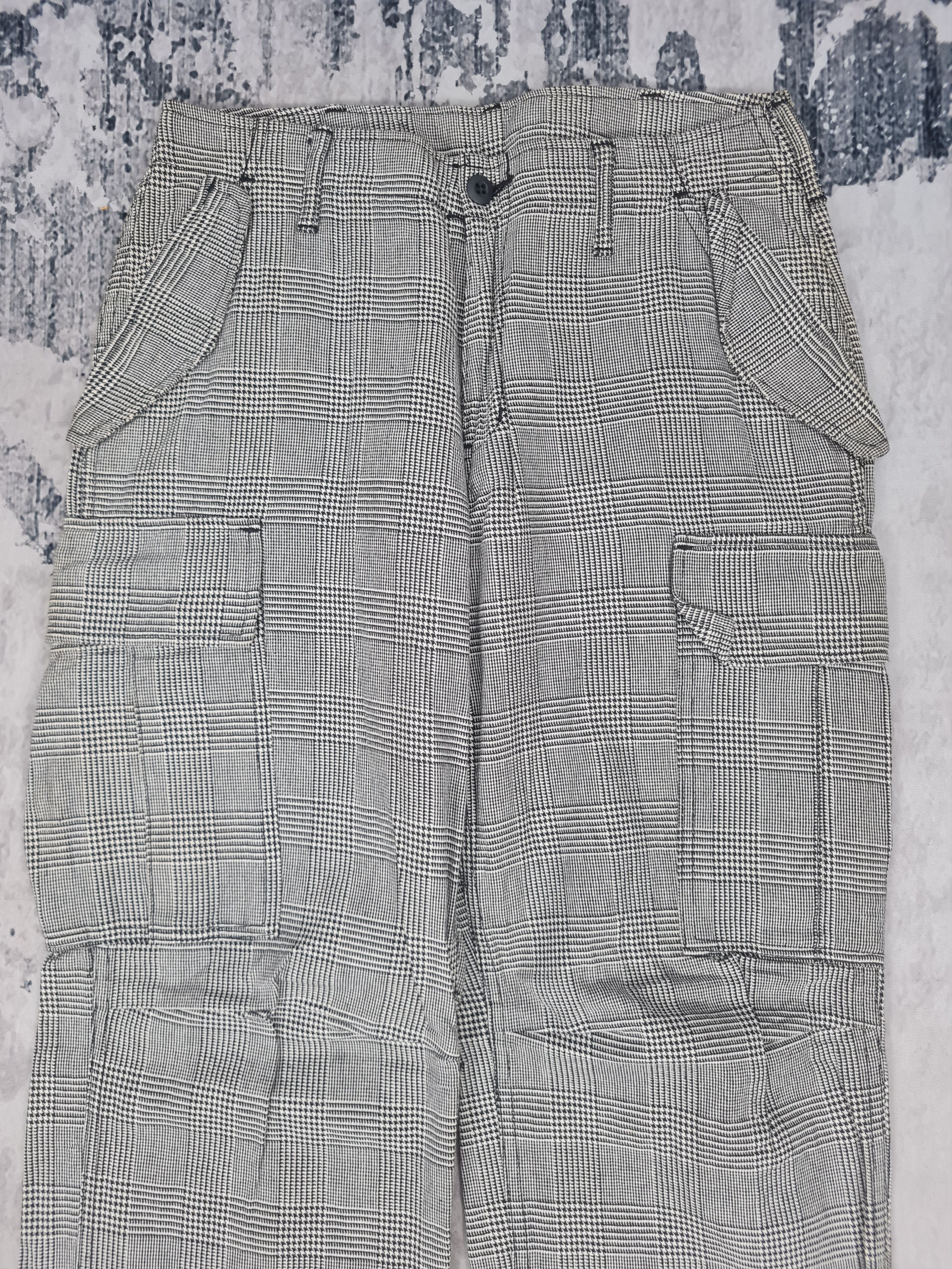 Japanese Brand Japanese Brand Cargo Plaid Checked Pants 30x31 JB0183 Size US 30 / EU 46 - 4 Thumbnail