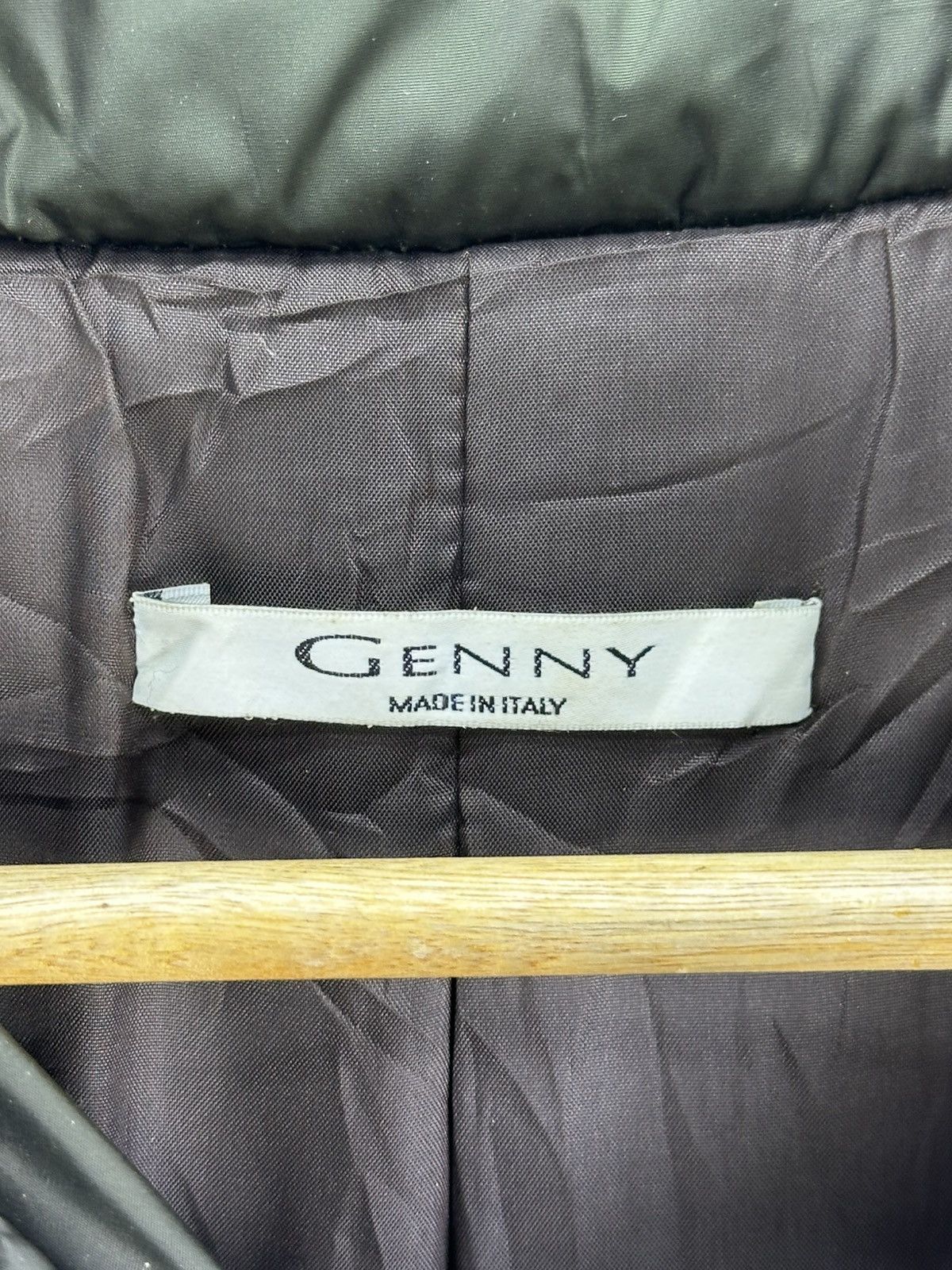 Japanese Brand Genny Olive Green Nylon Long Jacket Size L / US 10 / IT 46 - 12 Thumbnail