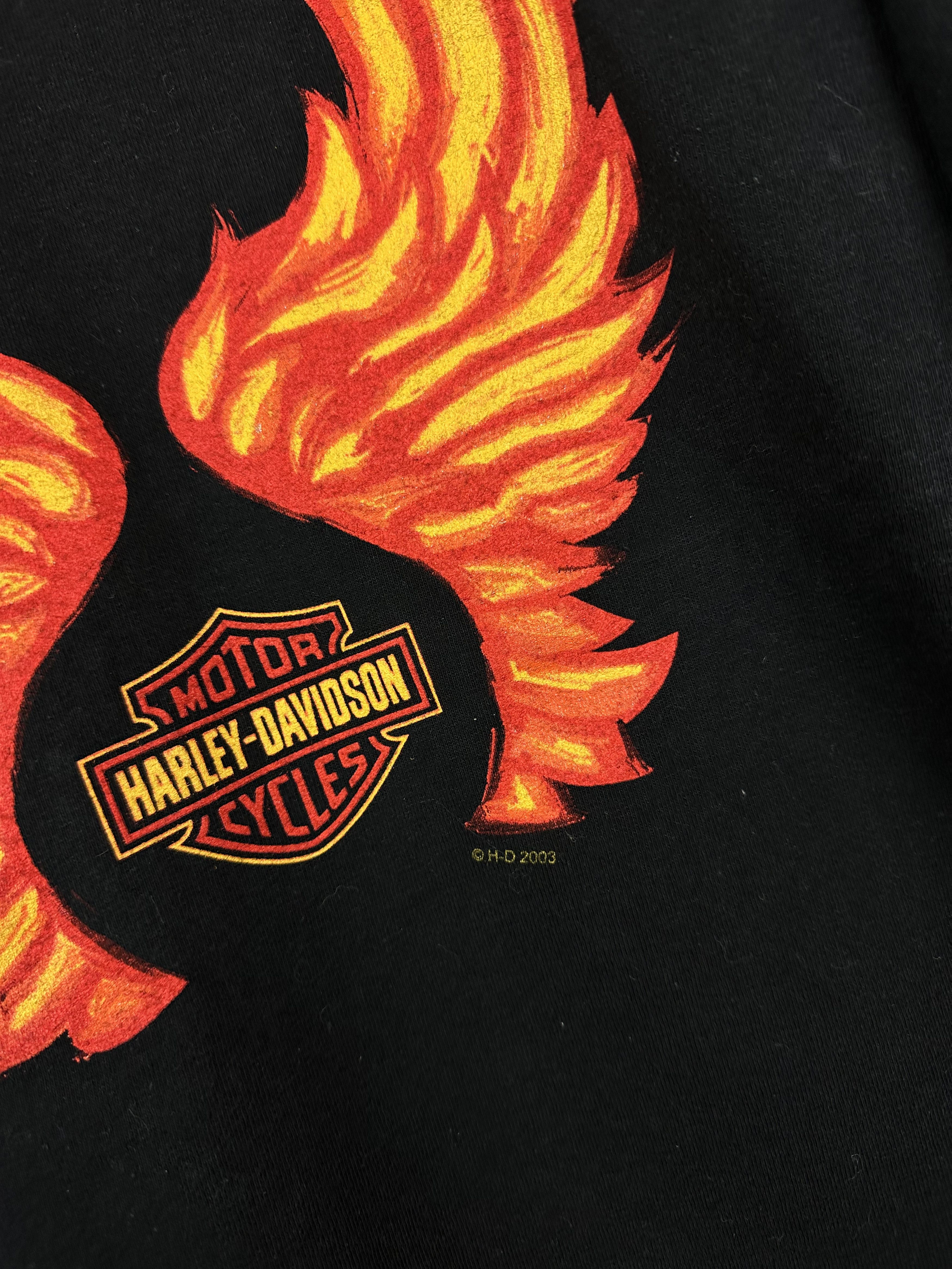 Harley Davidson Vintage Harley Davidson Abura Shirt Eagle Fire Long Sleeve Size M / US 6-8 / IT 42-44 - 5 Thumbnail