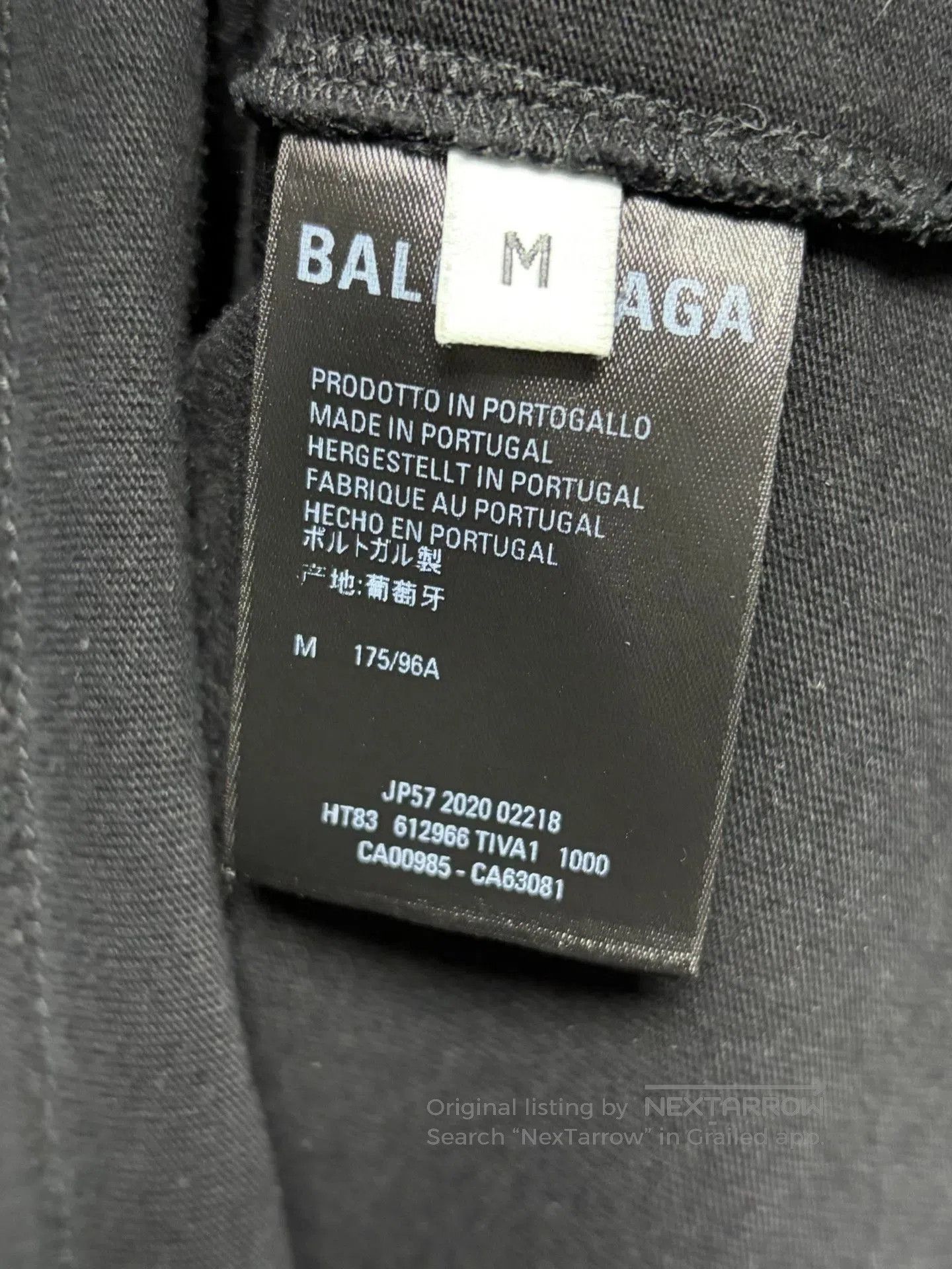Balenciaga Balenciaga Band Portrait Short-Sleeve Tee. Size US M / EU 48-50 / 2 - 4 Thumbnail