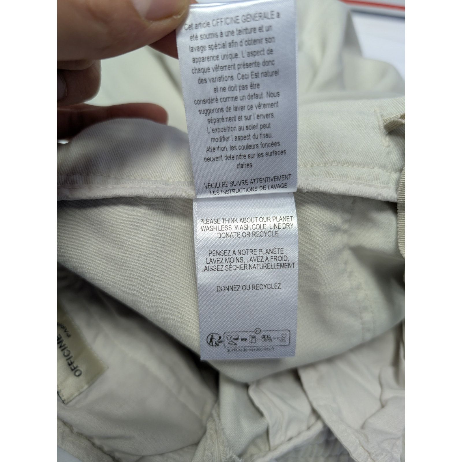 Officine Generale o1rshd1 CC20 Ferry Pants in Cotton Twill Sweatpants Trousers Size US 32 / EU 48 - 18 Thumbnail