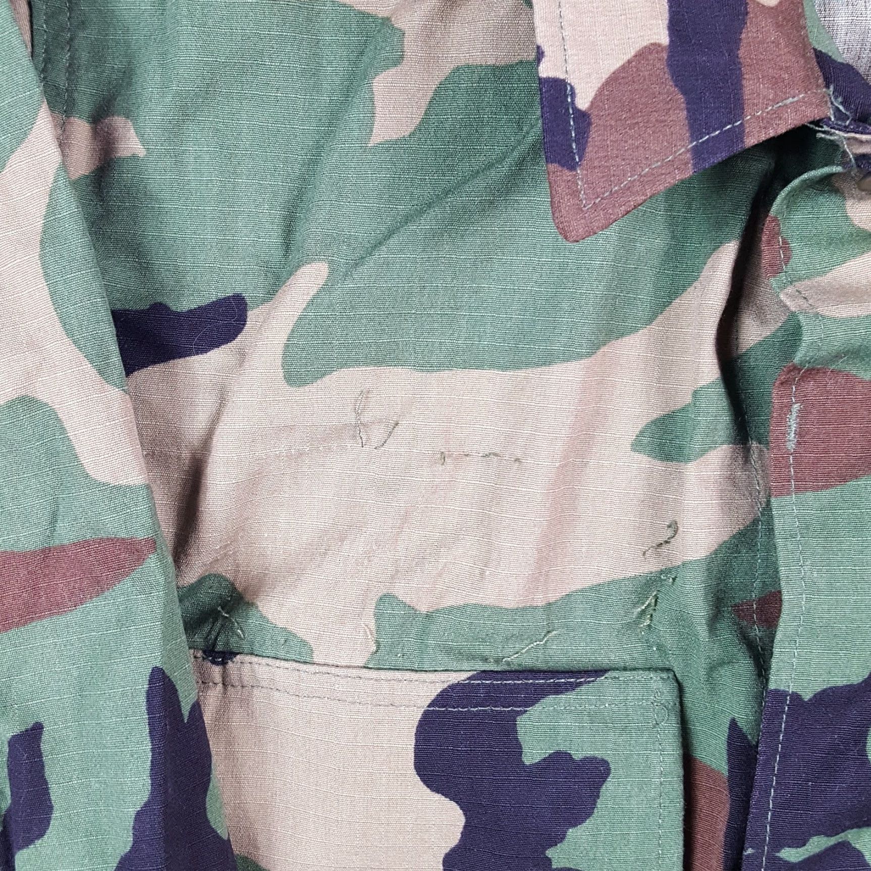 American Apparel VINTAGE American Apparel Military Jacket Men Small Camouflage Cotton Canvas 90s Army Outdoor Retro Y2K Size US S / EU 44-46 / 1 - 3 Thumbnail