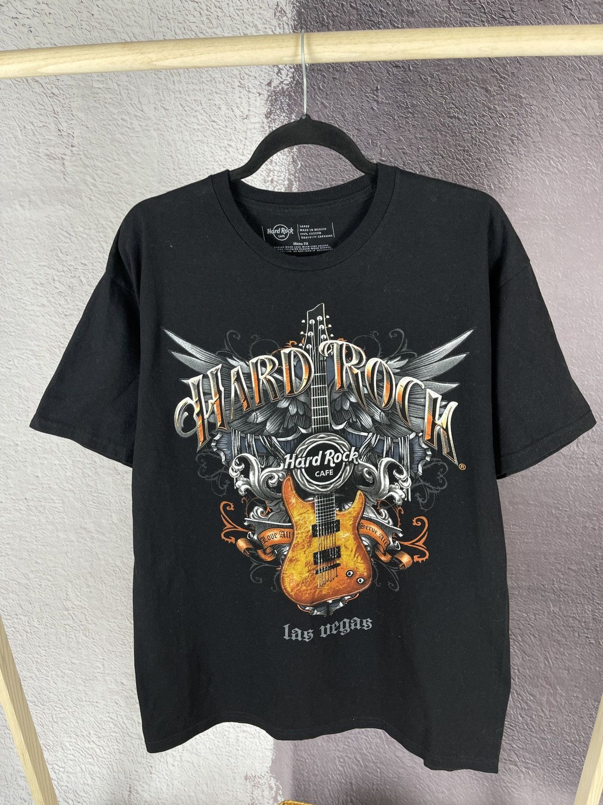 Band Tees Hard Rock Cafe / Las Vegas big logo T-Shirt Size US L / EU 52-54 / 3 - 1 Thumbnail