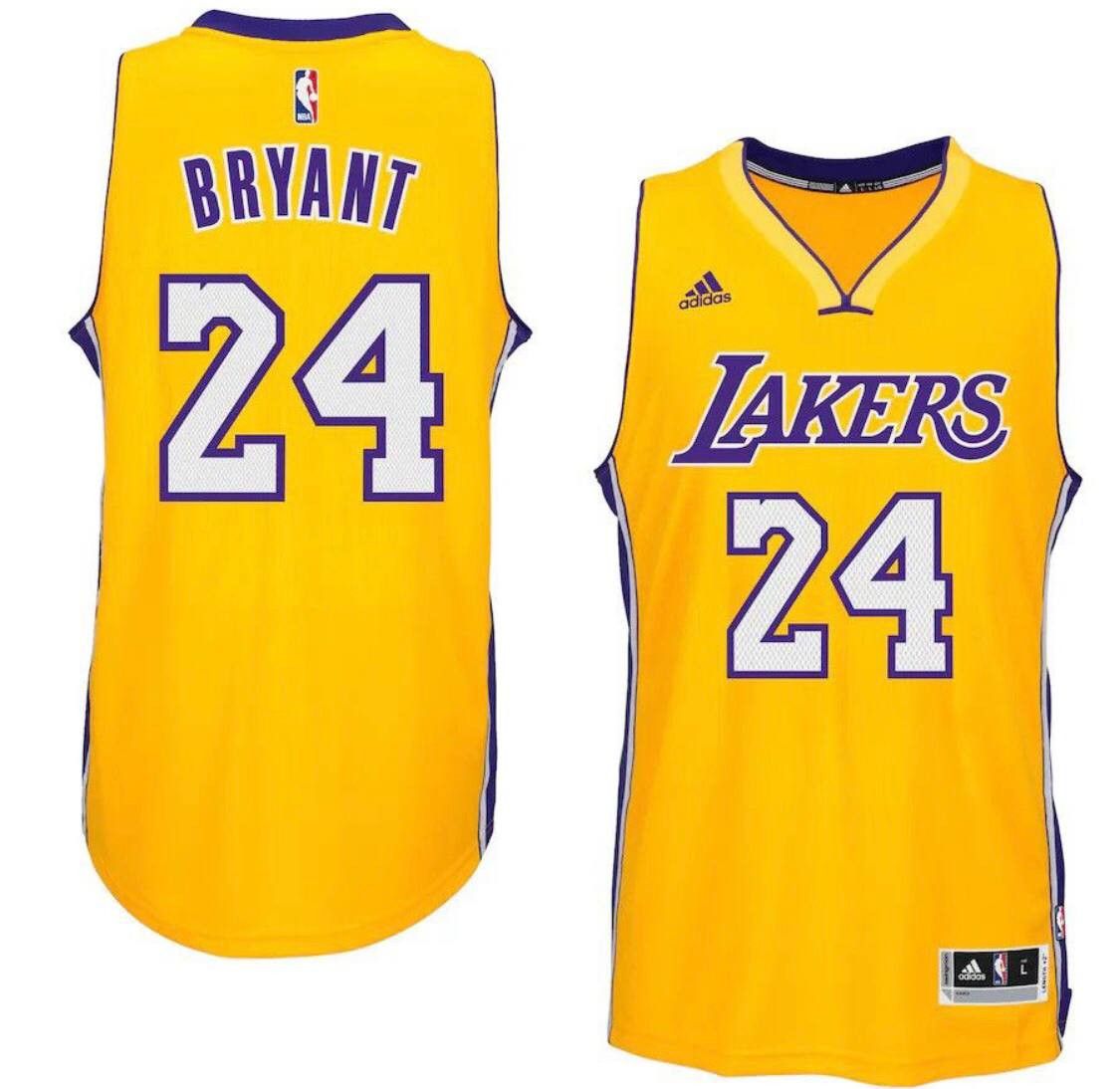 NBA Lakers Los Angels Kobe Bryant Adidas Jersey Basketball Size US S / EU 44-46 / 1 - 6 Thumbnail
