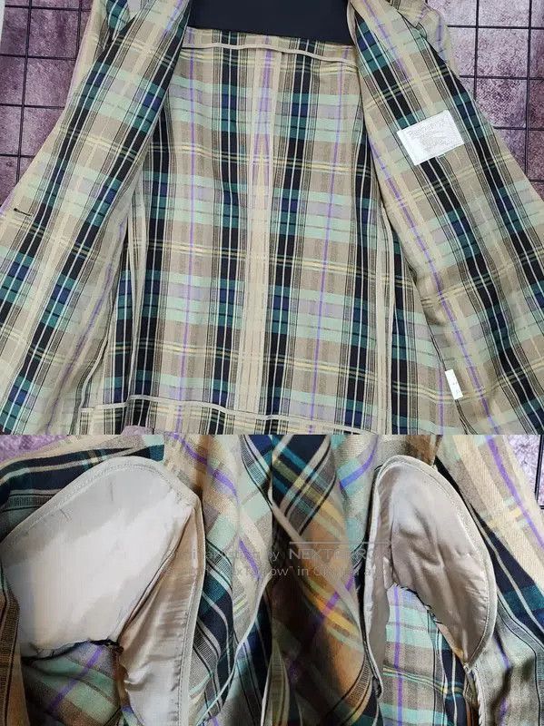 Burberry Burberry Beige Checkered Long Sleeve Cardigan. Size M / US 6-8 / IT 42-44 - 5 Thumbnail
