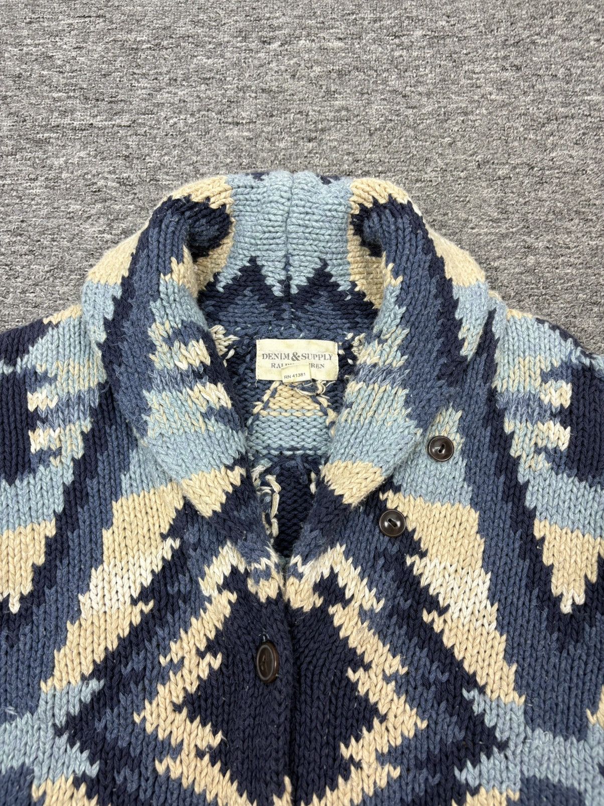 Denim & Supply Ralph Lauren Denim Supply Ralph Lauren Sweater Shawl Collar Native Navajo Size US S / EU 44-46 / 1 - 3 Thumbnail