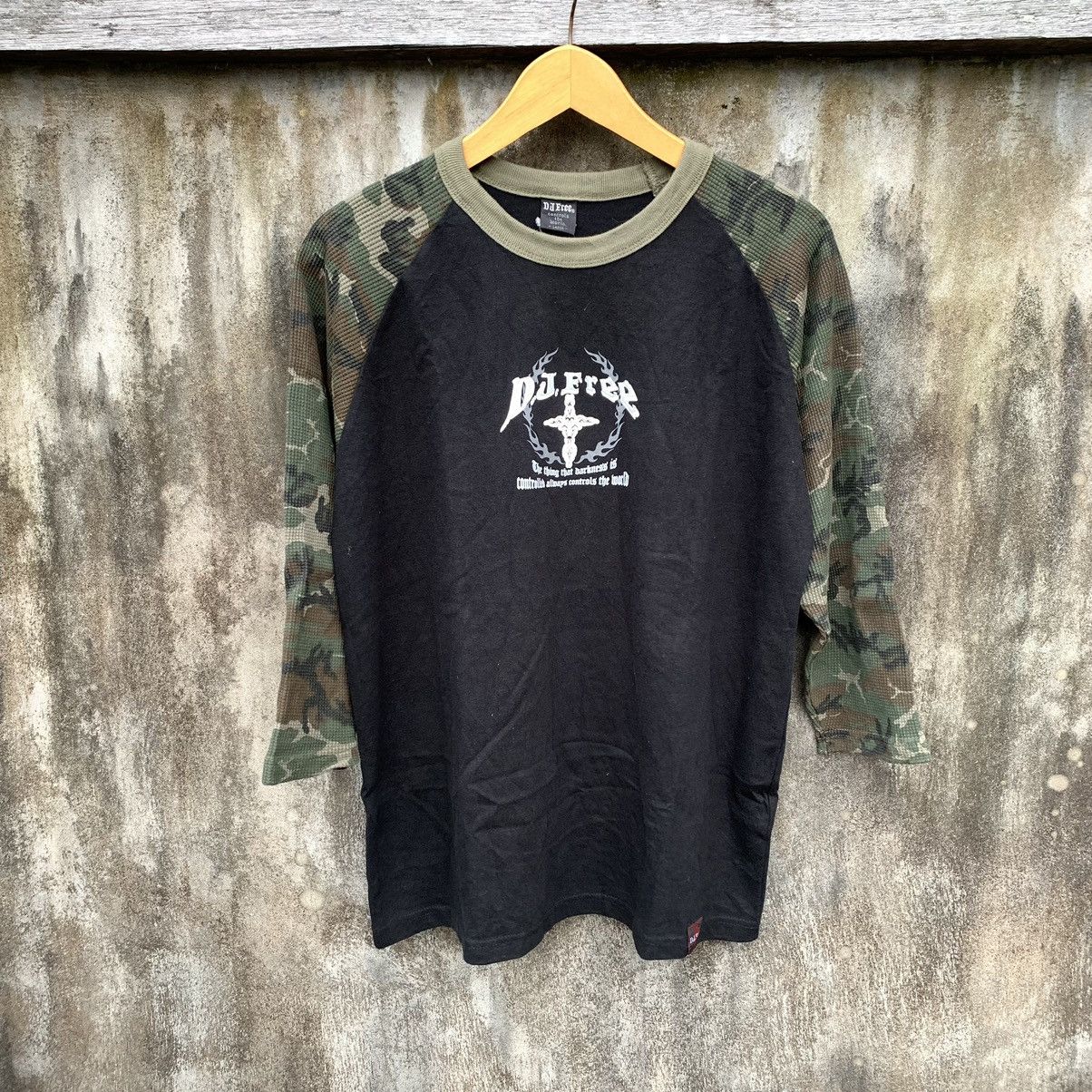 14th Addiction DJ FREE TRIBAL DESIGN POEM REGLAN CAMO LONGSLEEVE Size US L / EU 52-54 / 3 - 1 Thumbnail
