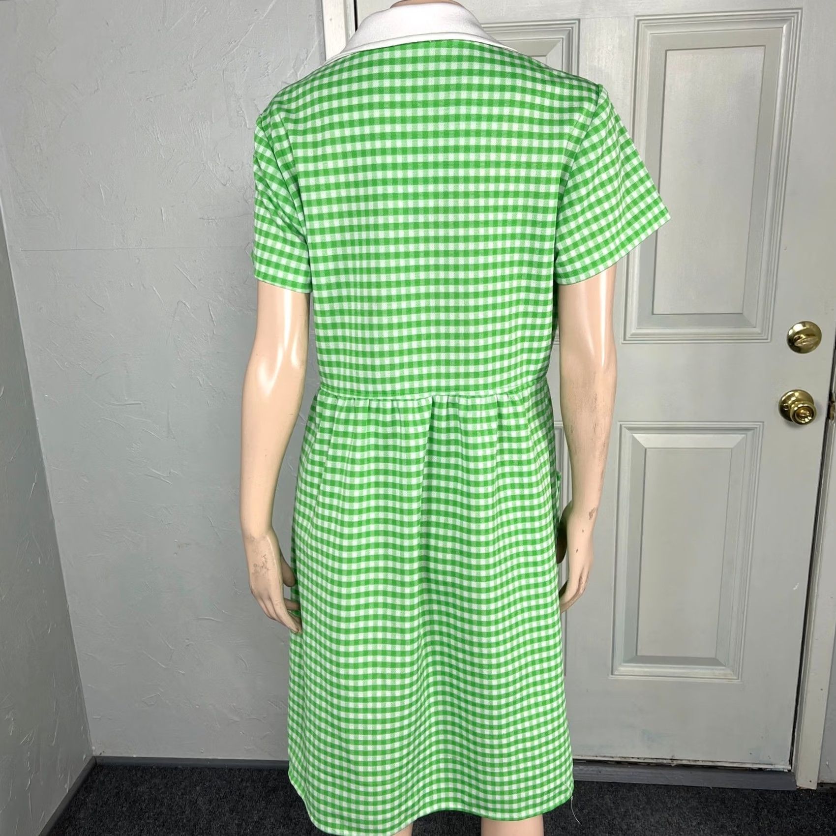 Sears Vintage 70s Sears Fashions Womens Dress M Polyester Knit PP20 Size M / US 6-8 / IT 42-44 - 4 Thumbnail