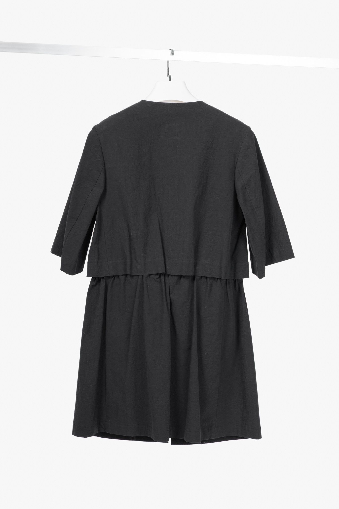 Annette Gortz Annette Gortz SS/20 Evox Nero Cotton Snap-Off Jacket Size S / US 4 / IT 40 - 2 Thumbnail