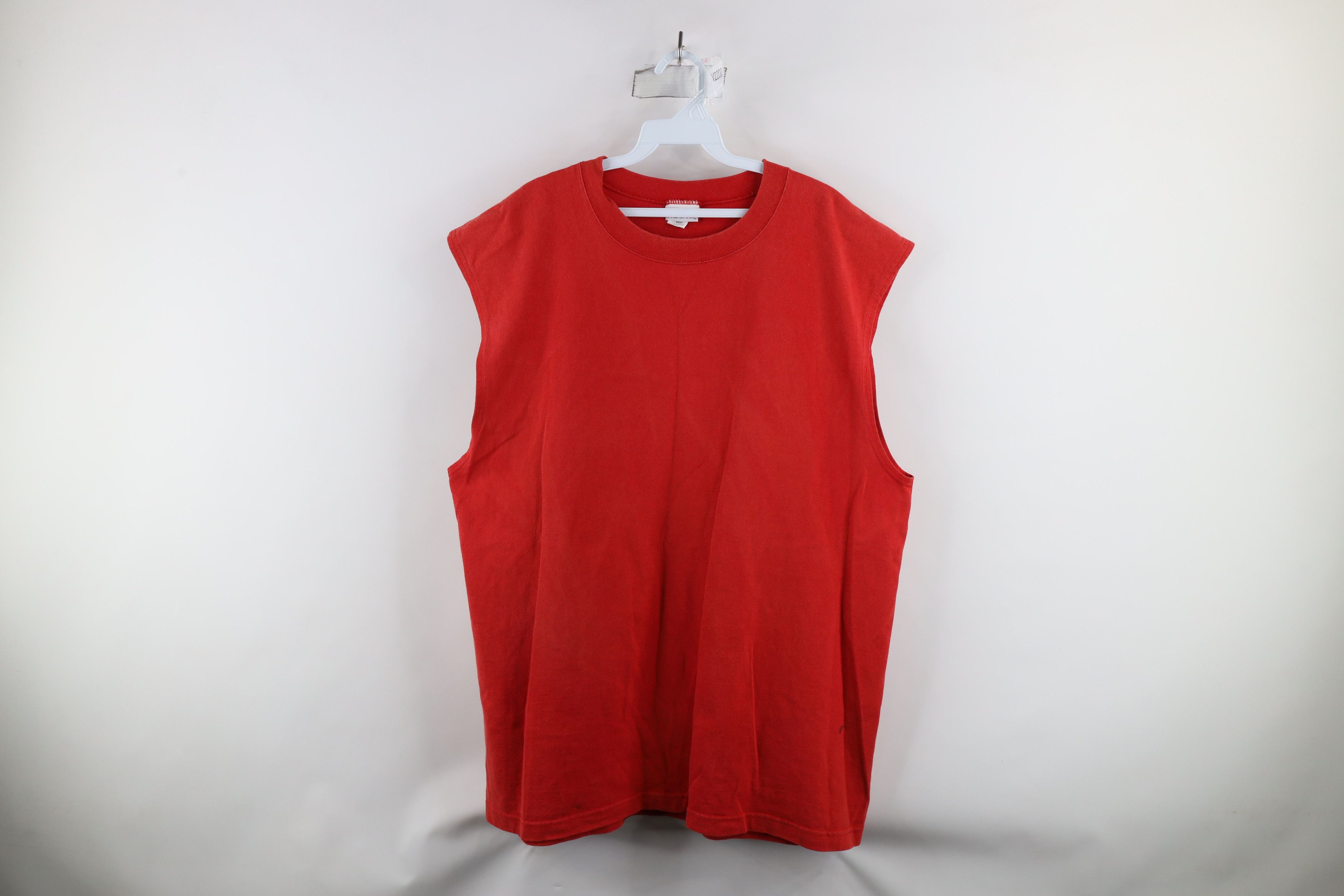 Vintage Vintage 90s Streetwear Heavyweight Sleeveless Muscle T-Shirt Size US XXL / EU 58 / 5 - 1 Thumbnail