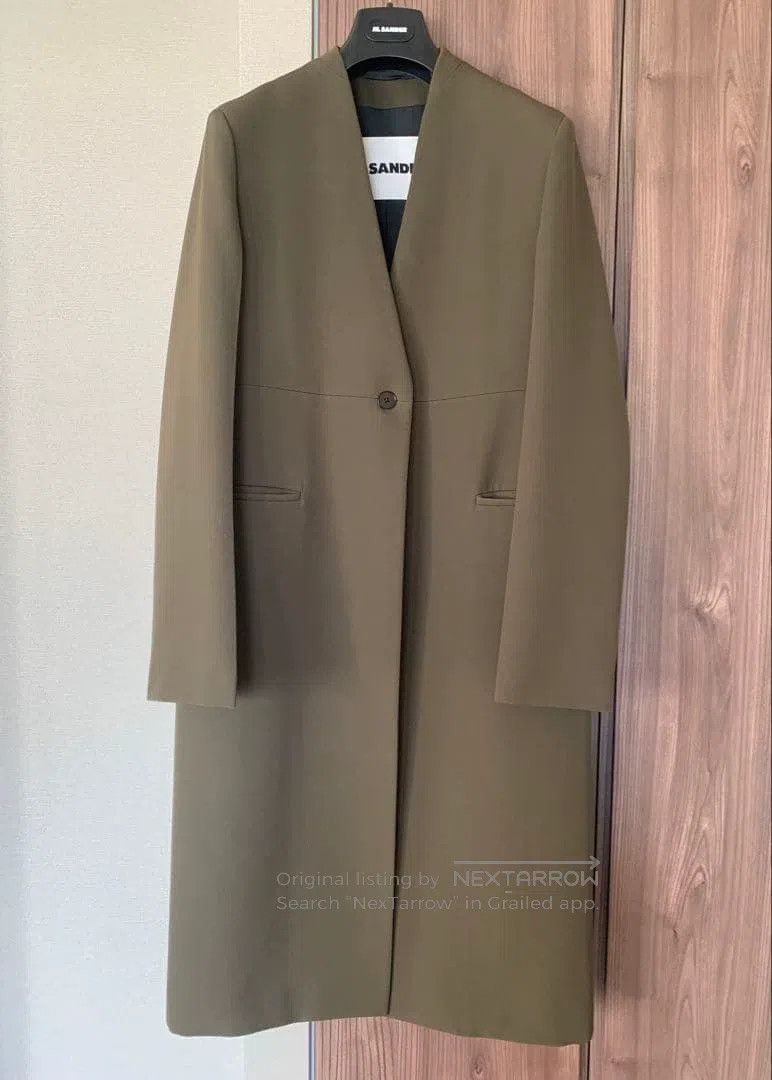 Jil Sander Jil Sander size 38 V-neck long coat Size M / US 6-8 / IT 42-44 - 1 Thumbnail