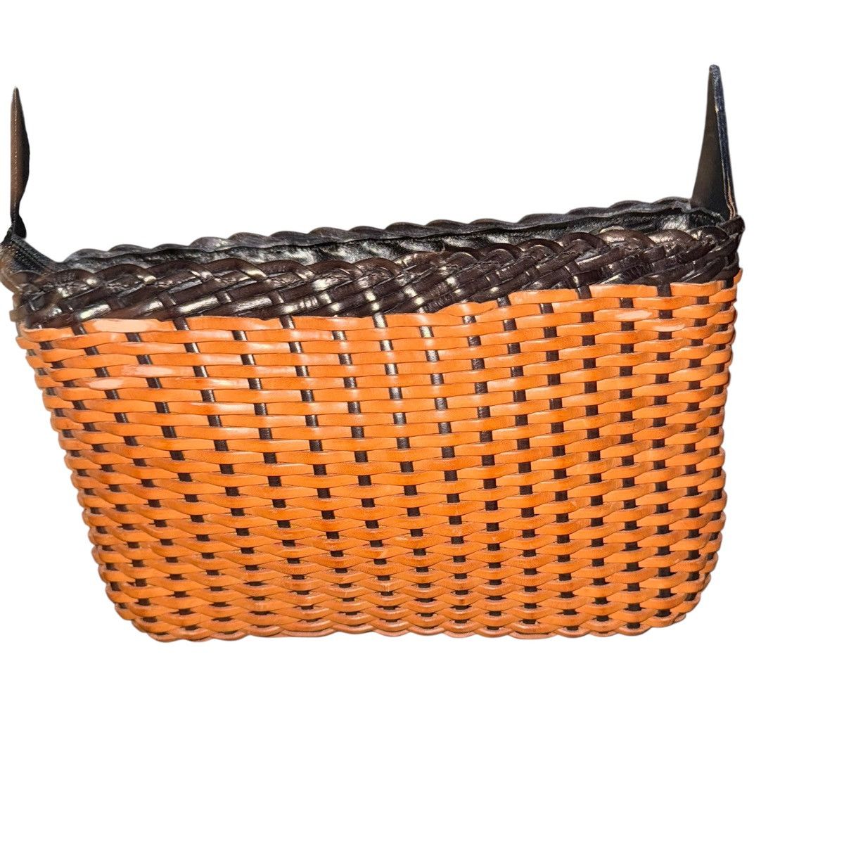 Vintage Vintage Ellepi Italian leather basket weave shoulder/handbag Size ONE SIZE - 4 Thumbnail