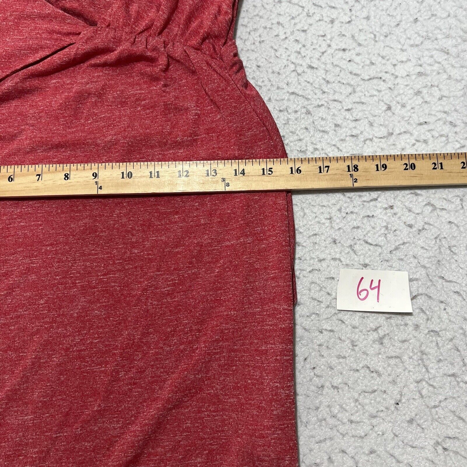 Zara Zara W&B Collection Red A-Line Knit Dress Ruched Side Size L / US 10 / IT 46 - 5 Thumbnail