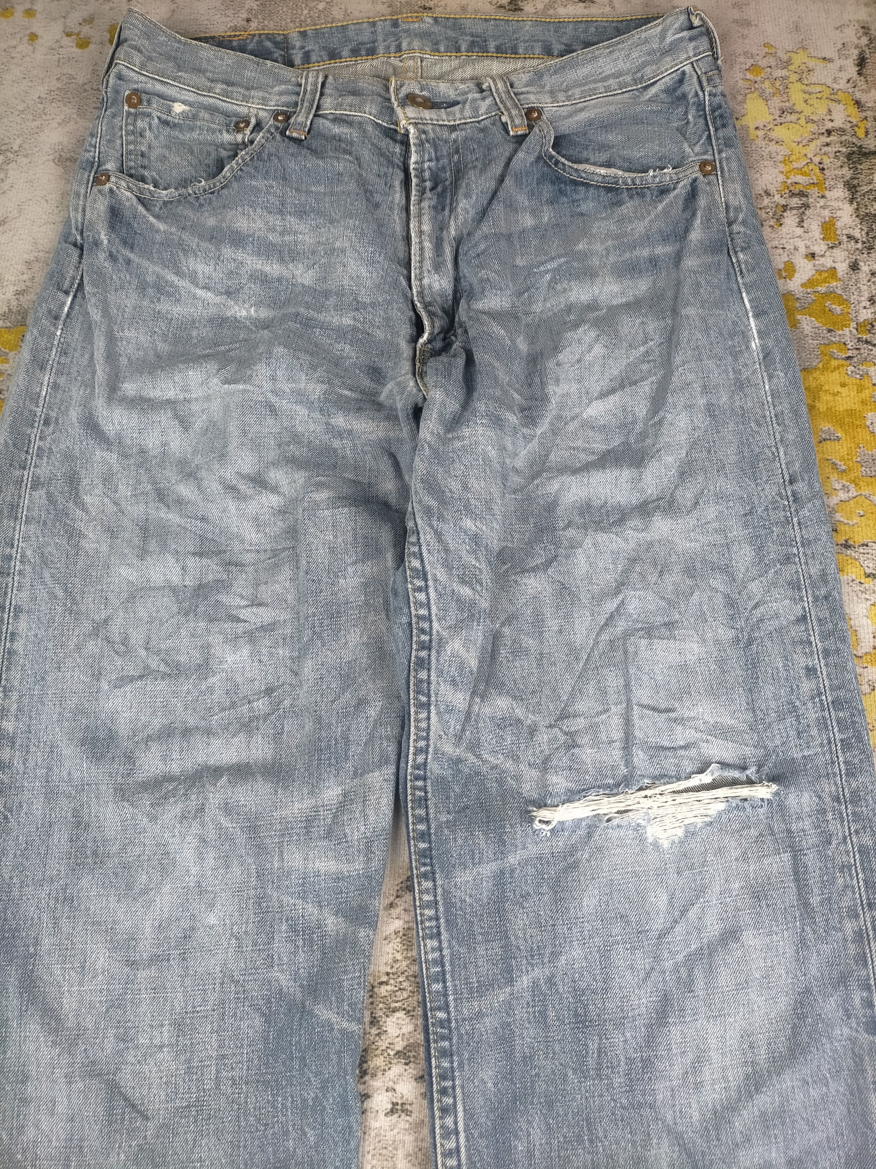 Levi's 🔥90s Vintage Levis 503 Mudwash Distressed Loose Jeans Size US 31 - 2 Thumbnail