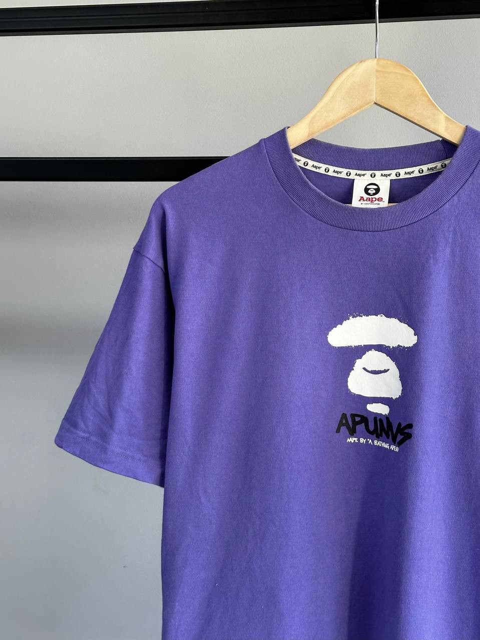 Aape Aape By Bathing Ape Purple Big Logo T-Shirt Size US M / EU 48-50 / 2 - 5 Thumbnail