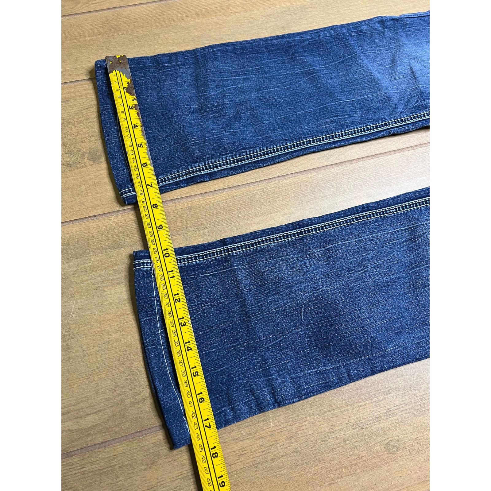 Vintage Soundgirl Y2K Rhinestone Bootcut Jeans Low Rise Womens 29 Size 29" - 7 Thumbnail