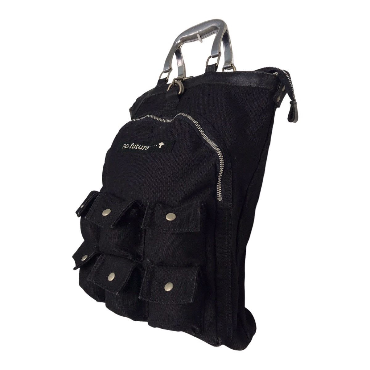 Hysteric Glamour × If Six Was Nine × Le Grande Bleu (L.G.B.) No Future Multi Pocket Canvas Sling Bag Size ONE SIZE - 3 Thumbnail