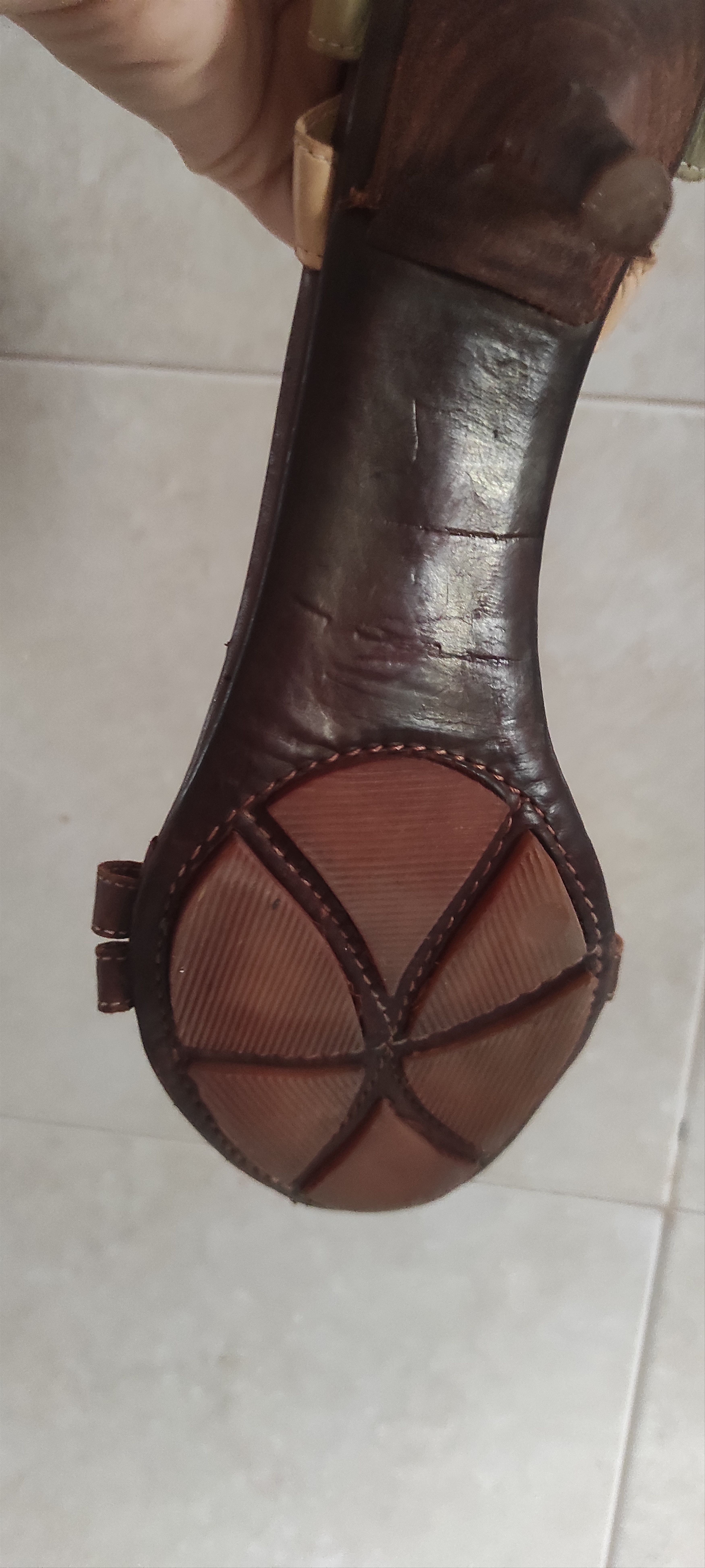 Leather × Miss Sixty × Vintage Miss Sixty Y2K Leather Kitten Heel Open Toe Strappy Sandals Size US 7 / IT 37 - 10 Thumbnail