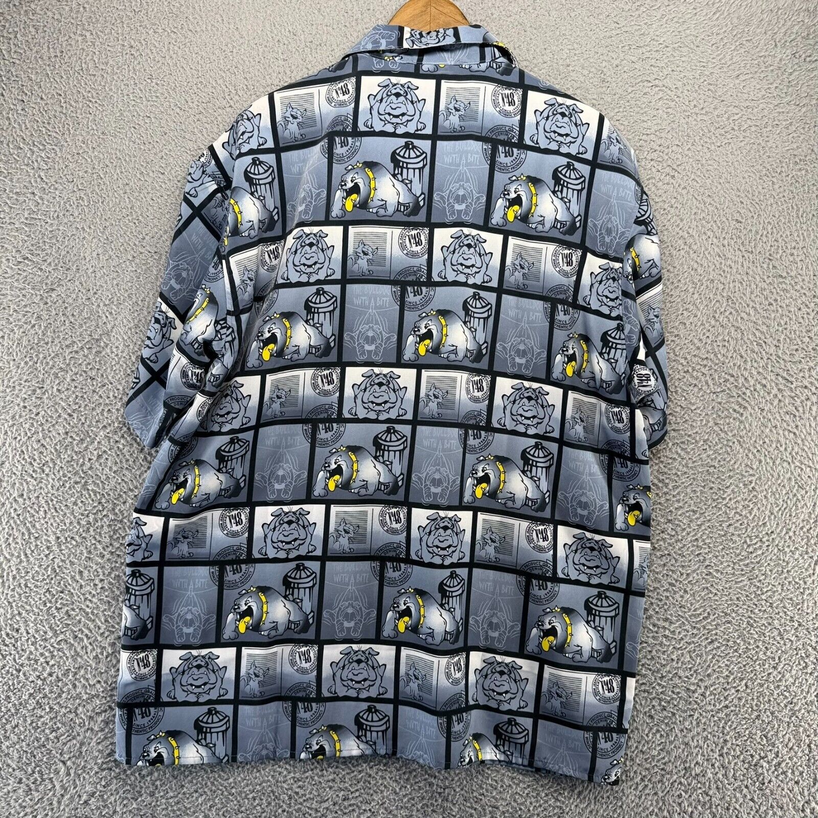 Vintage Vintage Bulldog Shirt Men's XL Hip Hop All over 48 Jeans Size US XL / EU 56 / 4 - 6 Thumbnail