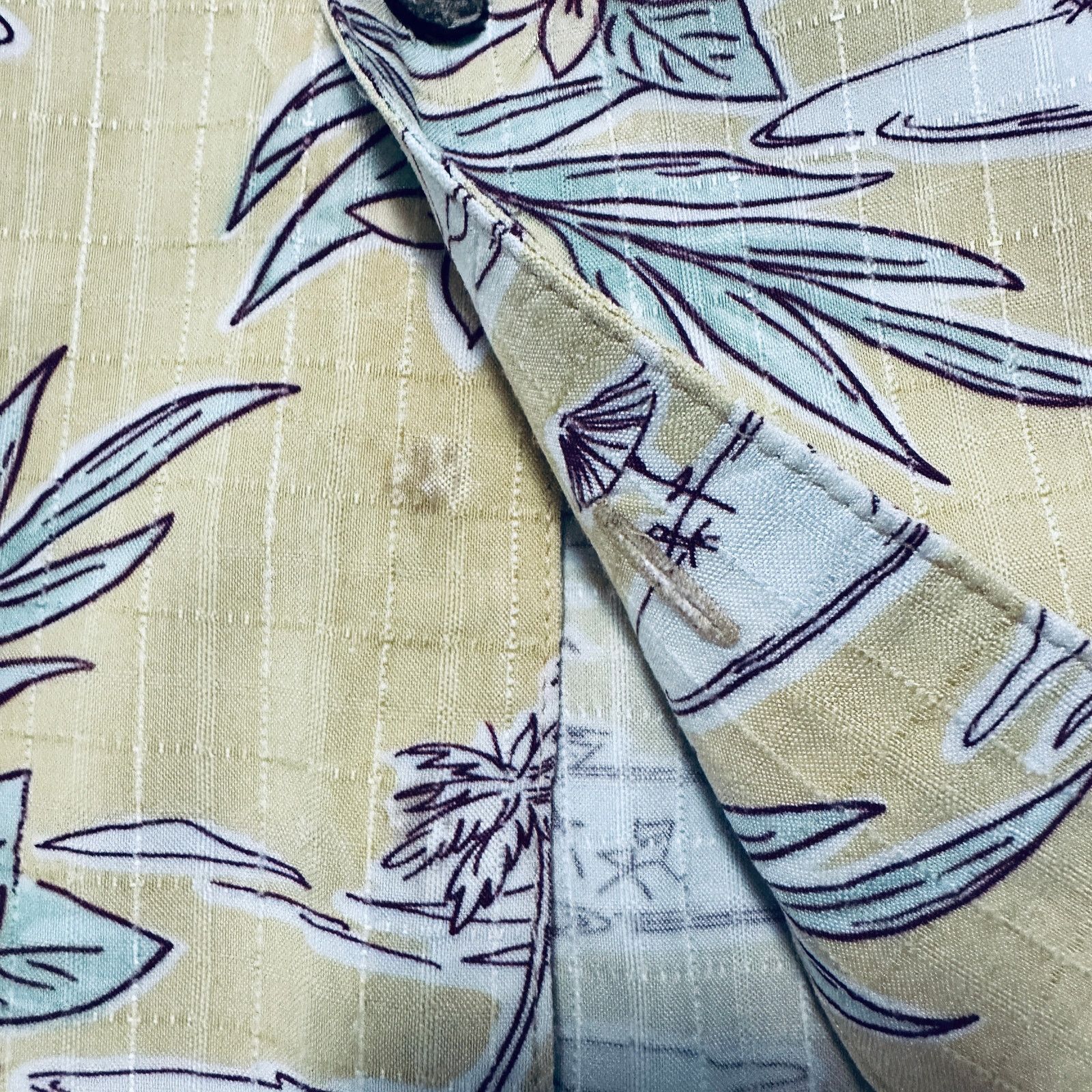 Vintage Vintage Joe Marlin yellow Hawaiian shirt Size US L / EU 52-54 / 3 - 8 Thumbnail