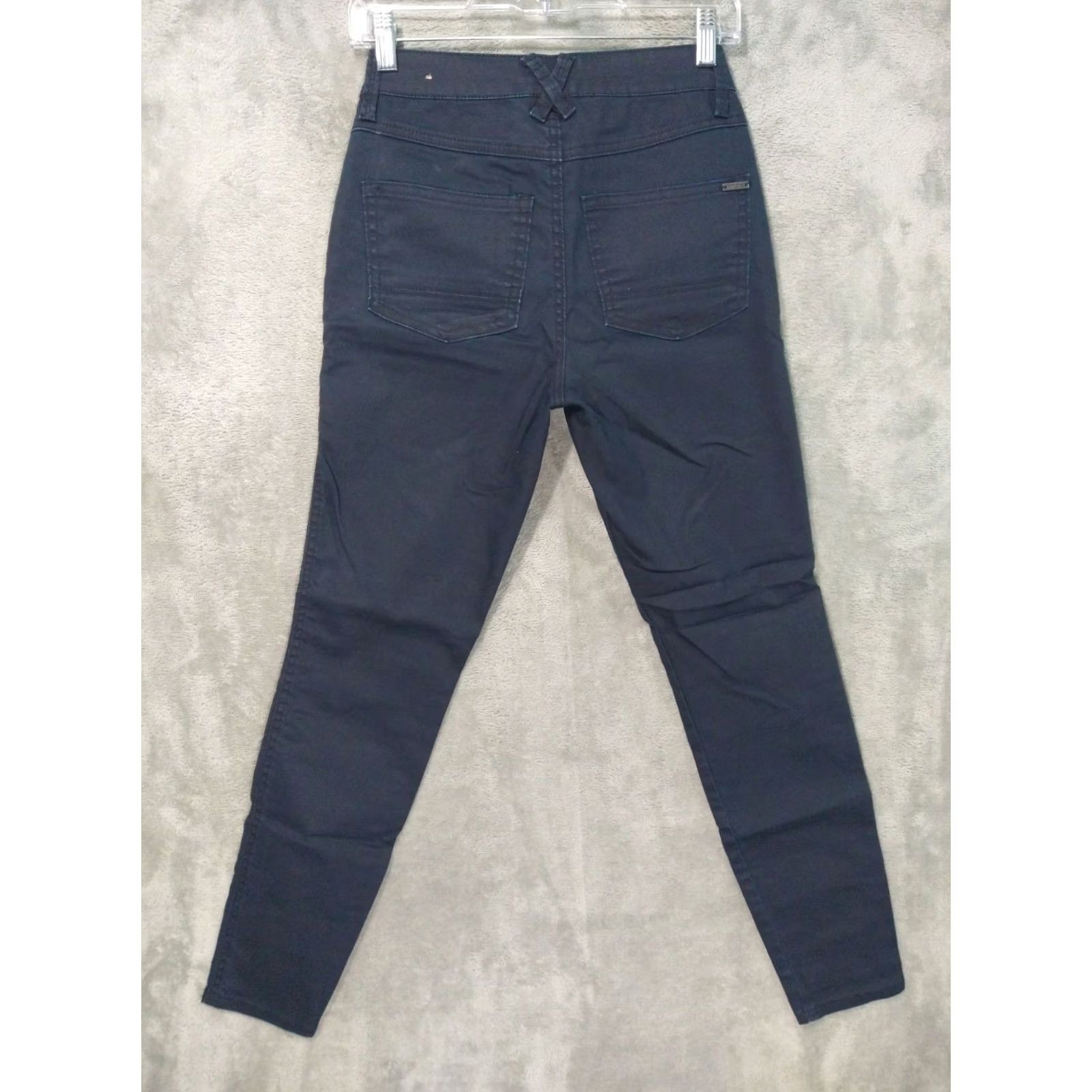 Prana prAna Jeans Womens 2 Skinny Mid Rise Stretch Organic Cotton Navy Blue Oday Denim 29 in Inseam 5-Pocket Womens Size 26" / US 2 / IT 38 - 2 Thumbnail