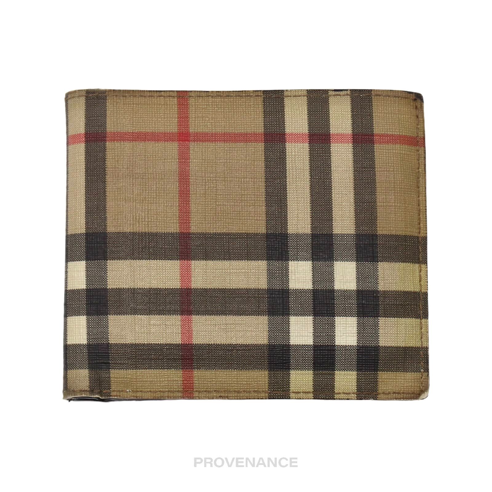🔴 Burberry Bifold Wallet Nova Check