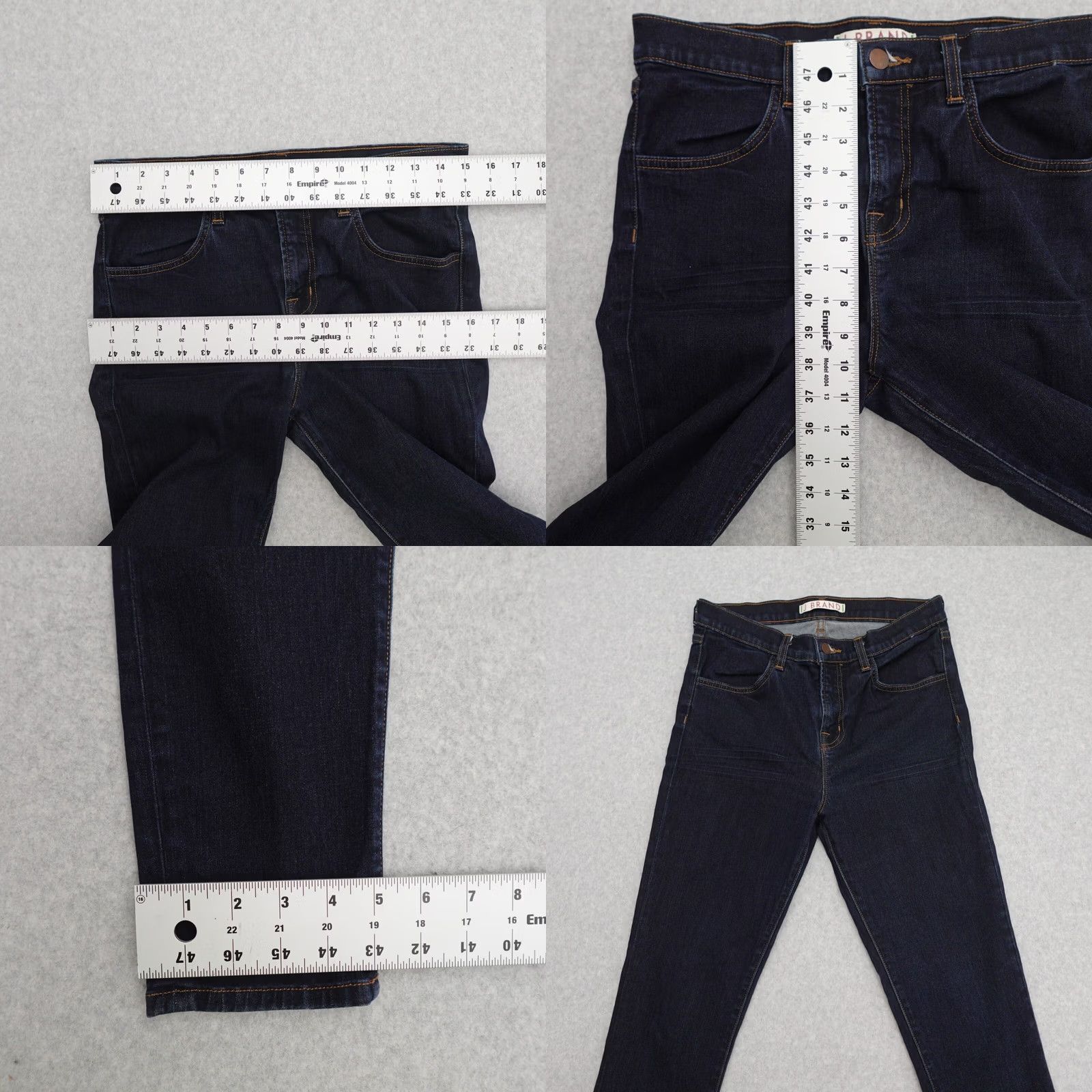 J Brand J Brand MARIA Jeans Womens 29 Dark Blue Denim Starless Size 29" - 8 Thumbnail