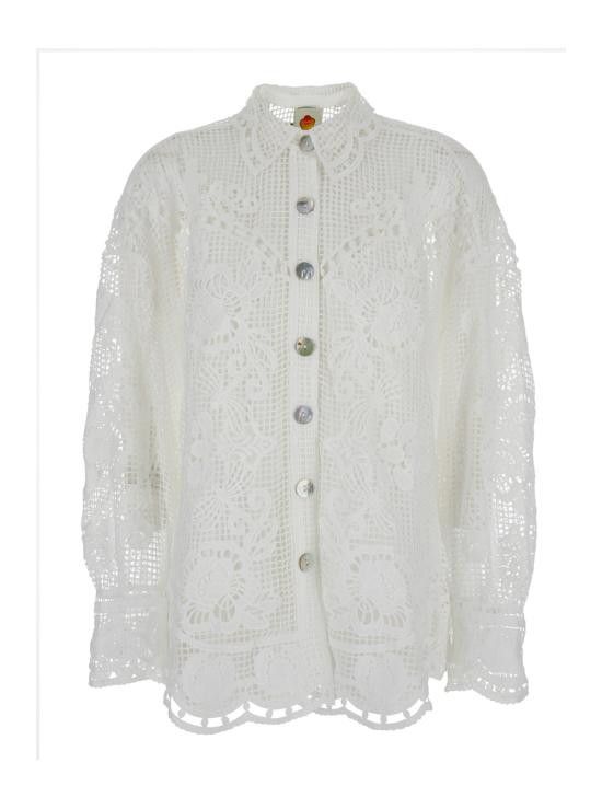 Farm Rio FARM RIO Women Shirts 329445L0025 White Size S / US 4 / IT 40 - 1 Thumbnail