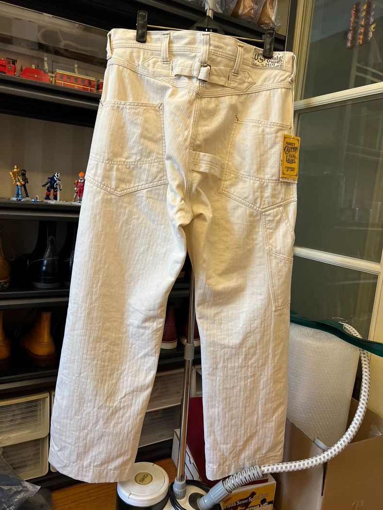 Freewheelers Freewheelers White underground work pants Size US 34 / EU 50 - 2 Thumbnail