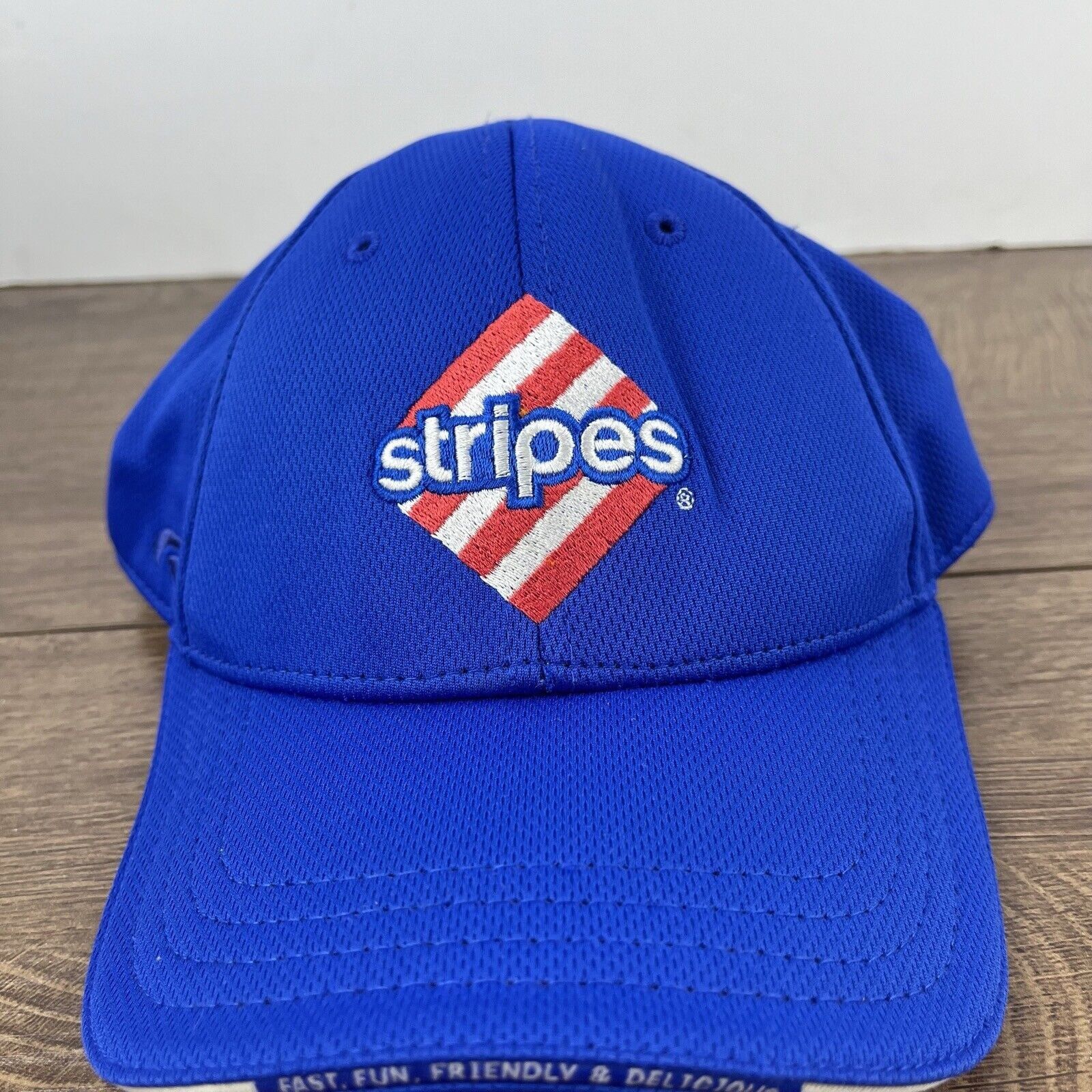 Other Stripes Hat Stripes Restaurant Hat Blue Cap Adjustable Blue Size ONE SIZE - 6 Thumbnail
