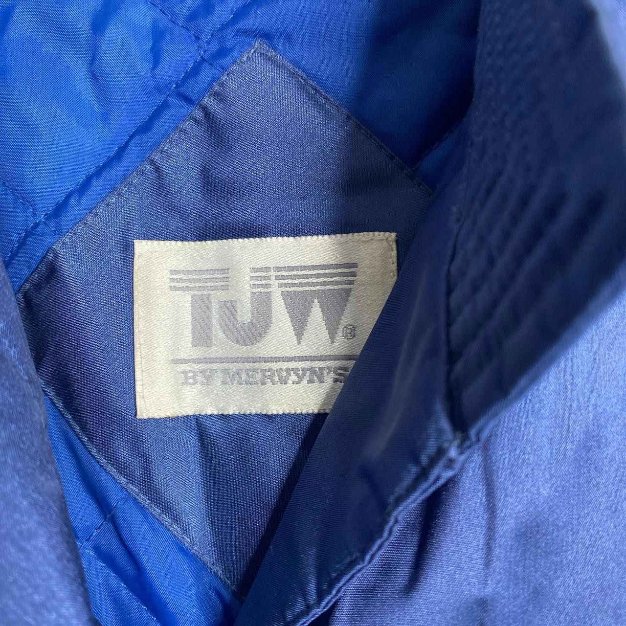 Vintage 90s Vintage Blue Trench Coat Size 14 Size XL / US 12-14 / IT 48-50 - 4 Thumbnail