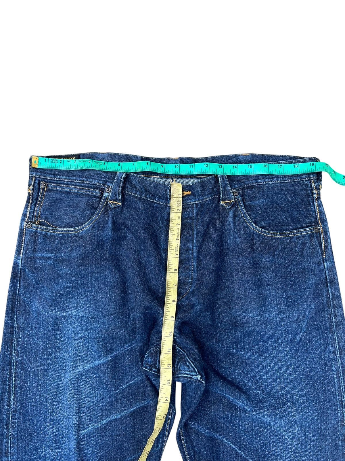 WEST RIDE West Ride Cycle Togs Japan Fade Blue Denim Selvedge Jeans Size US 38 / EU 54 - 4 Thumbnail