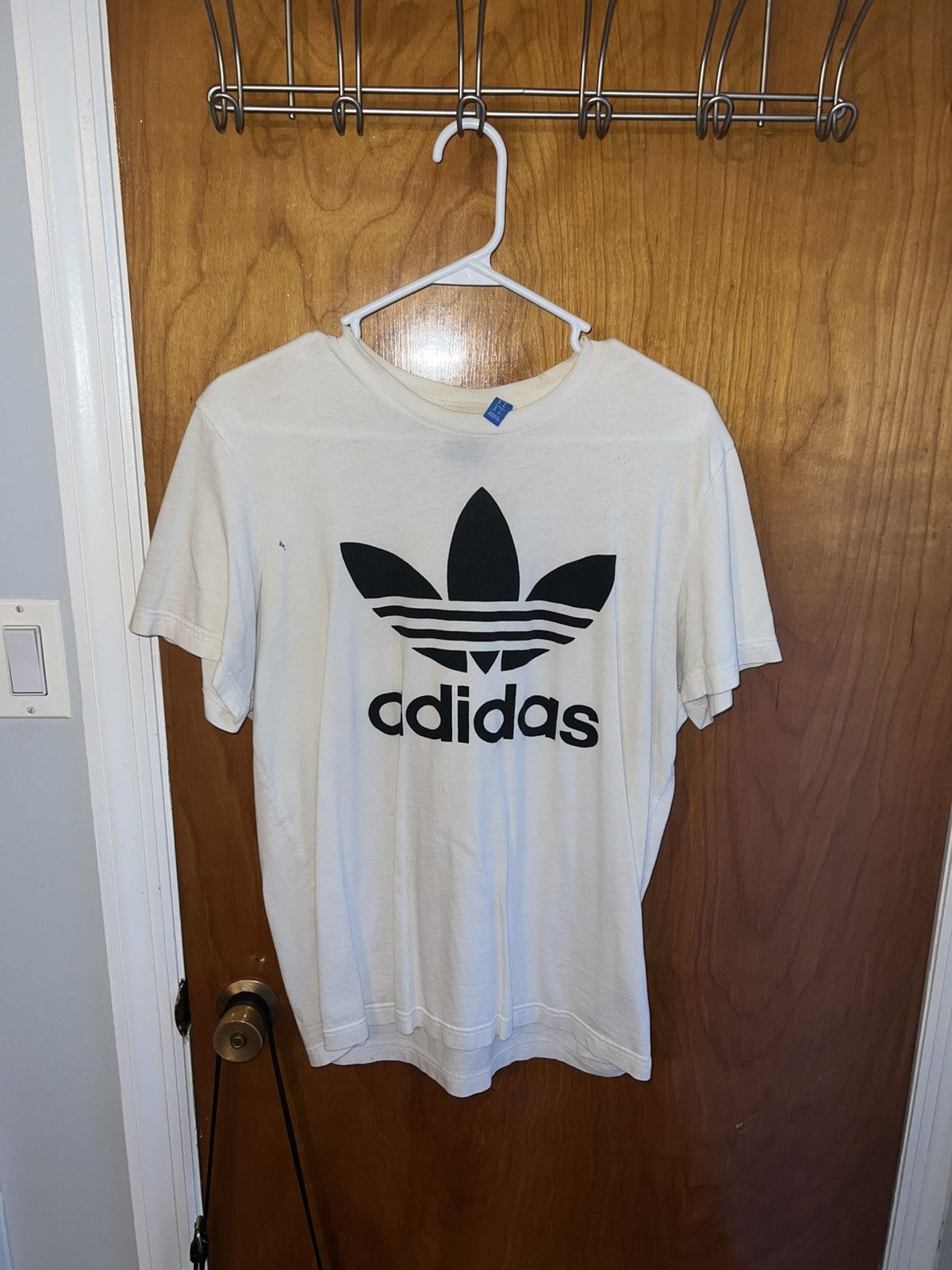 Adidas Classic Adidas t-shirt, white Size US M / EU 48-50 / 2 - 1 Thumbnail