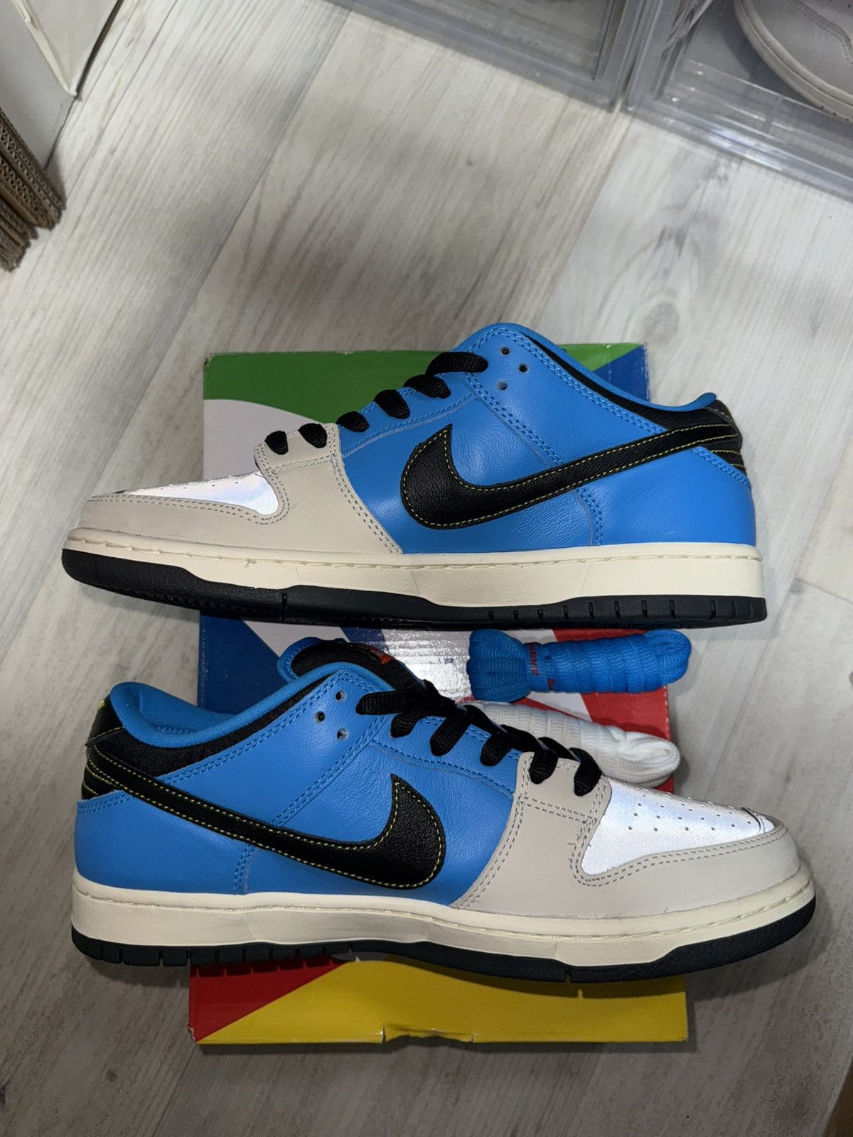 Nike SB NikeSB Dunk Low Pro QS Instant Skateboards Size US 10.5 / EU 43-44 - 3 Thumbnail