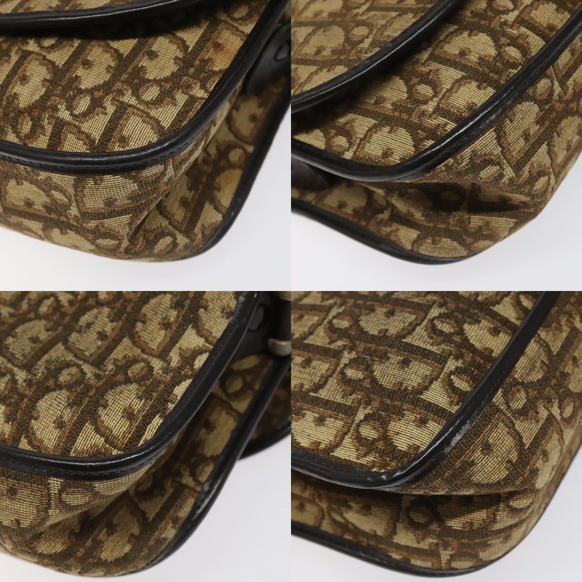 Dior DIOR Trotter Canvas Shoulder Bag Brown Size ONE SIZE - 10 Thumbnail