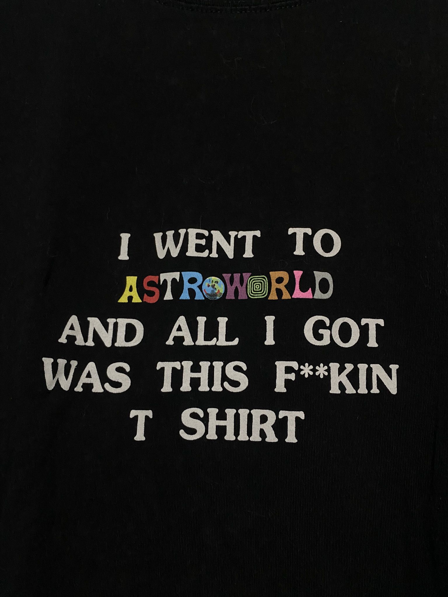 Travis Scott Travis Scott Astroworld 'All I Got Was This F**Kin' Tee XL Size US XL / EU 56 / 4 - 3 Thumbnail