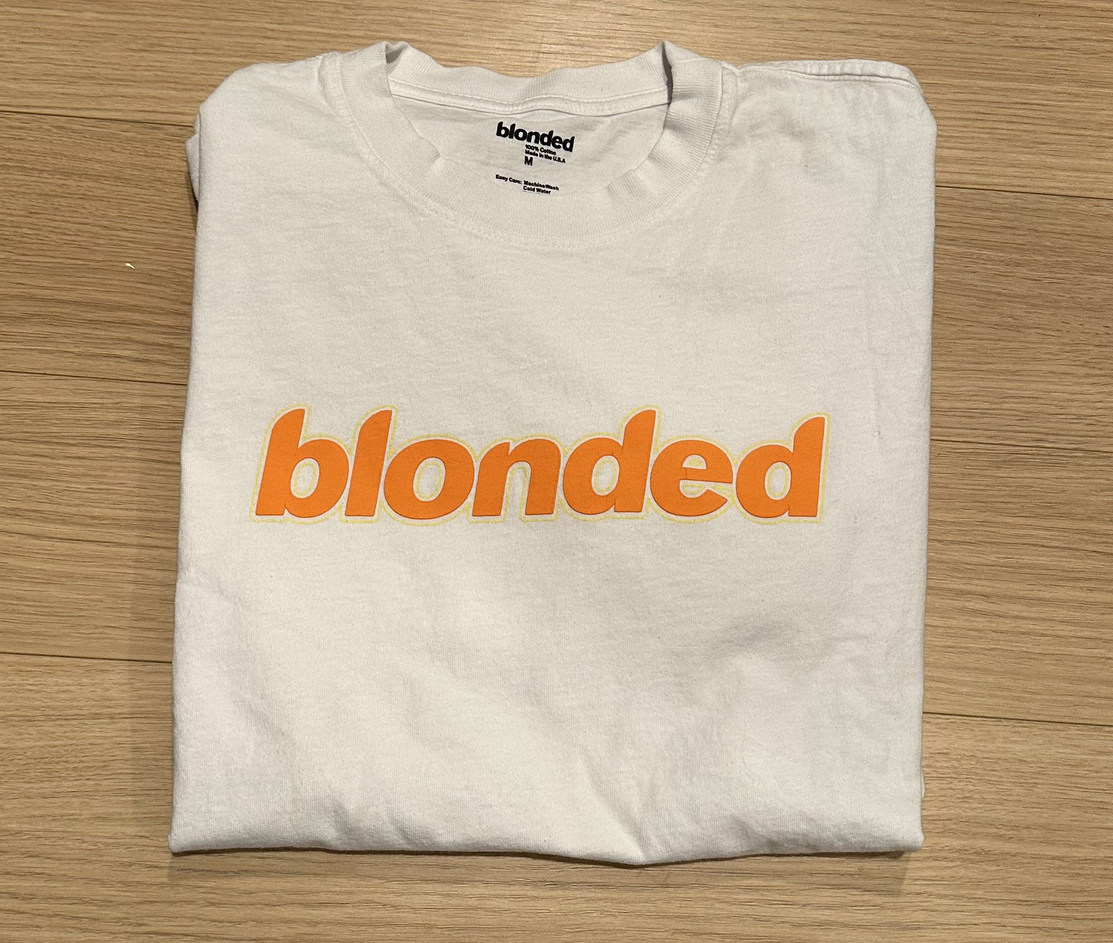 Frank Ocean Frank Ocean Blonded 2021 White Orange Tshirt Size US M / EU 48-50 / 2 - 1 Thumbnail