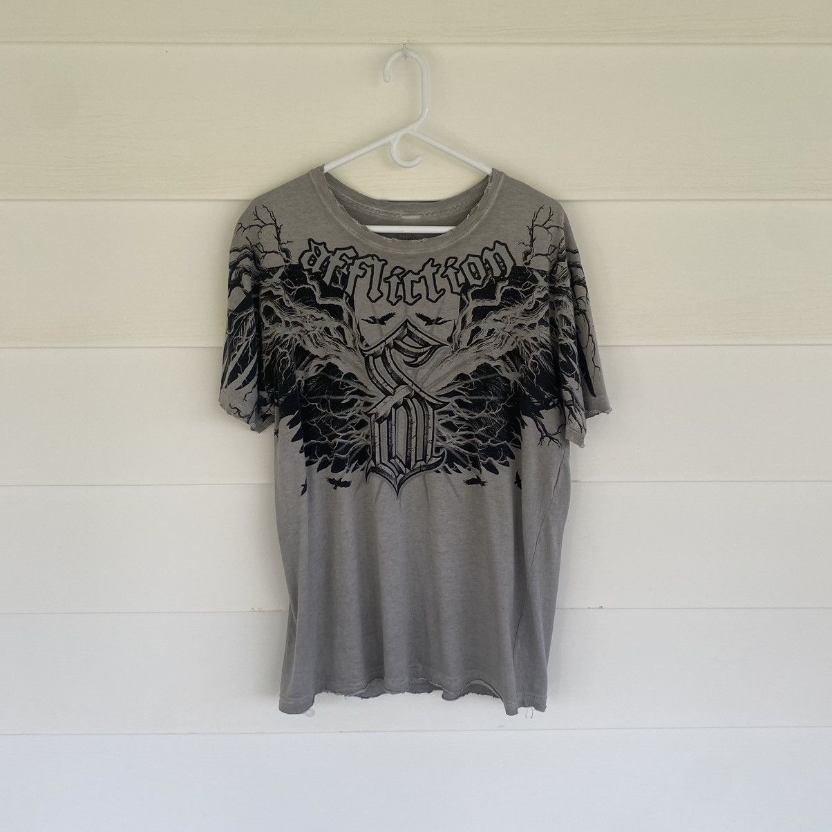 image of Affliction Shinedown Collab in Grey, Men's (Size XL)