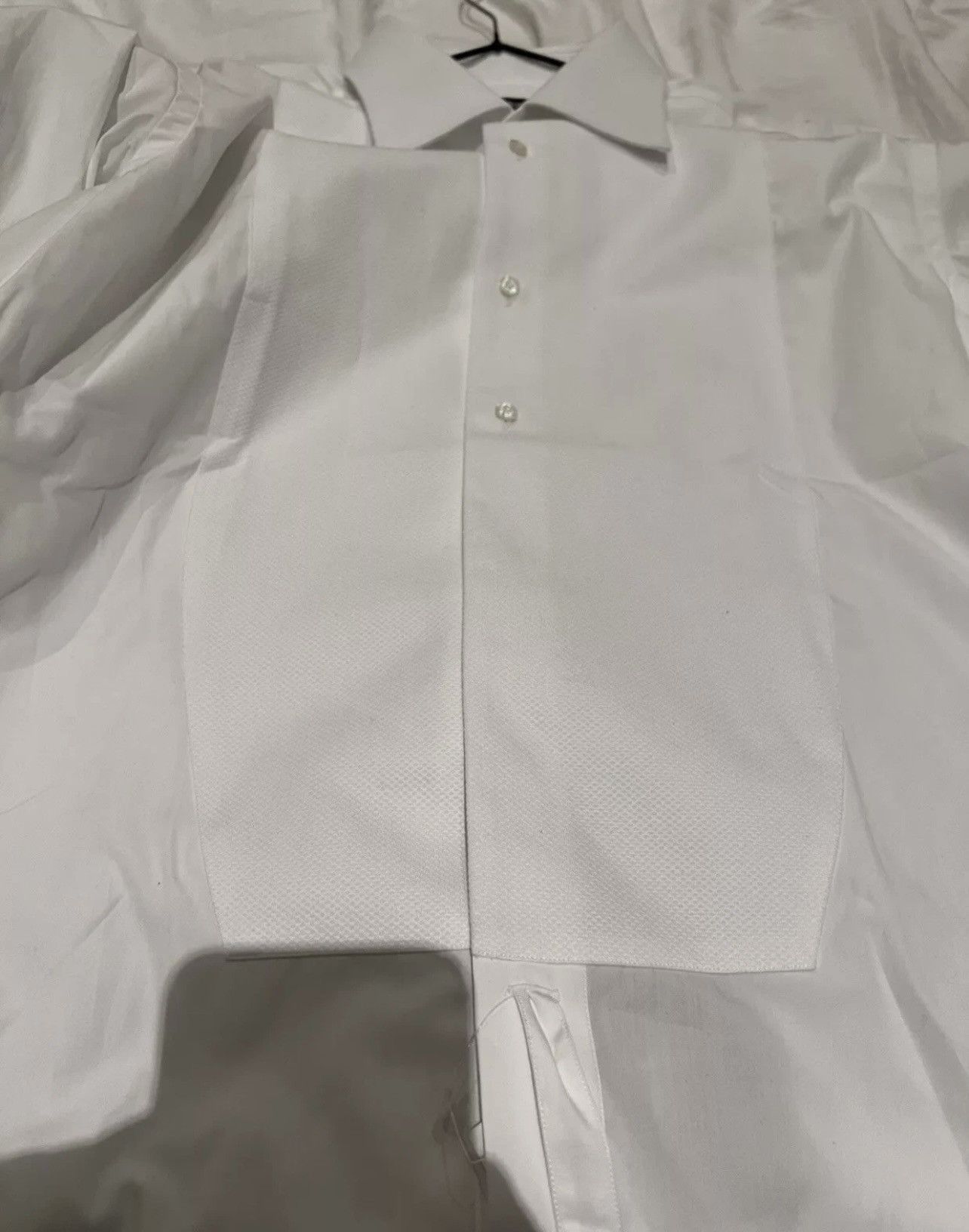 Tom Ford TOM FORD White Dress tuxedo Shirt Size 15 39 Long Sleeves Size US M / EU 48-50 / 2 - 8 Thumbnail