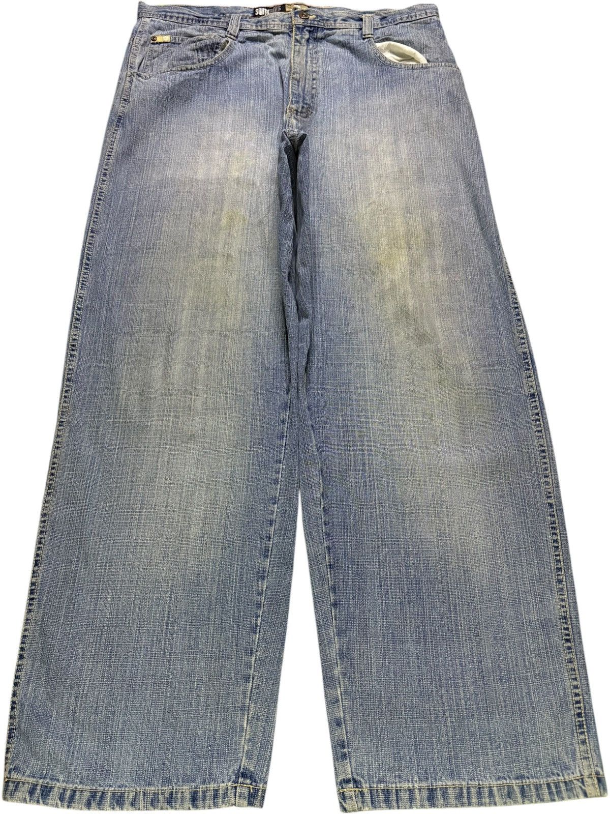 Southpole Vintage Southpole Mud Wash Wide Leg Baggy Jeans Size US 38 / EU 54 - 1 Thumbnail