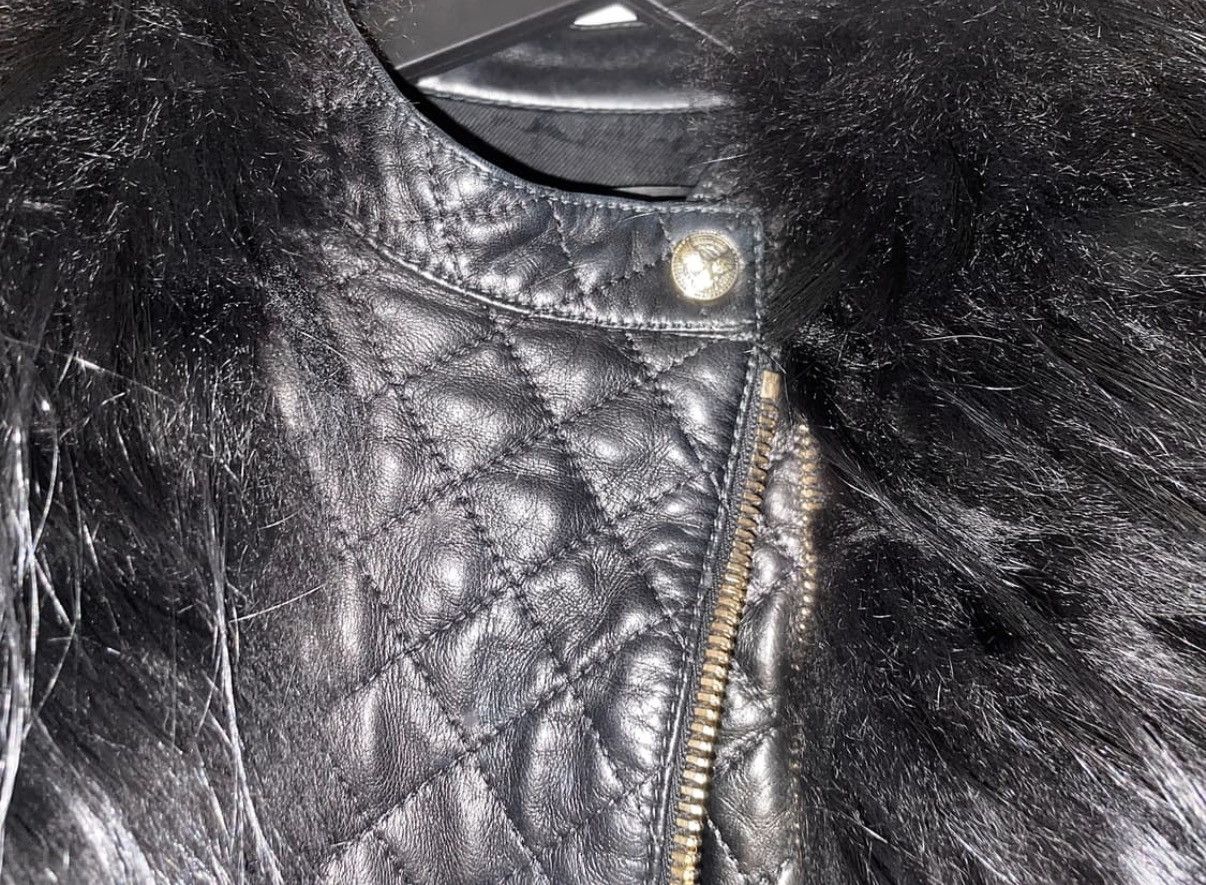 Balmain Balmain 12aw achive cross raccoon fur lamb leather jacket Size XS / US 0-2 / IT 36-38 - 5 Thumbnail