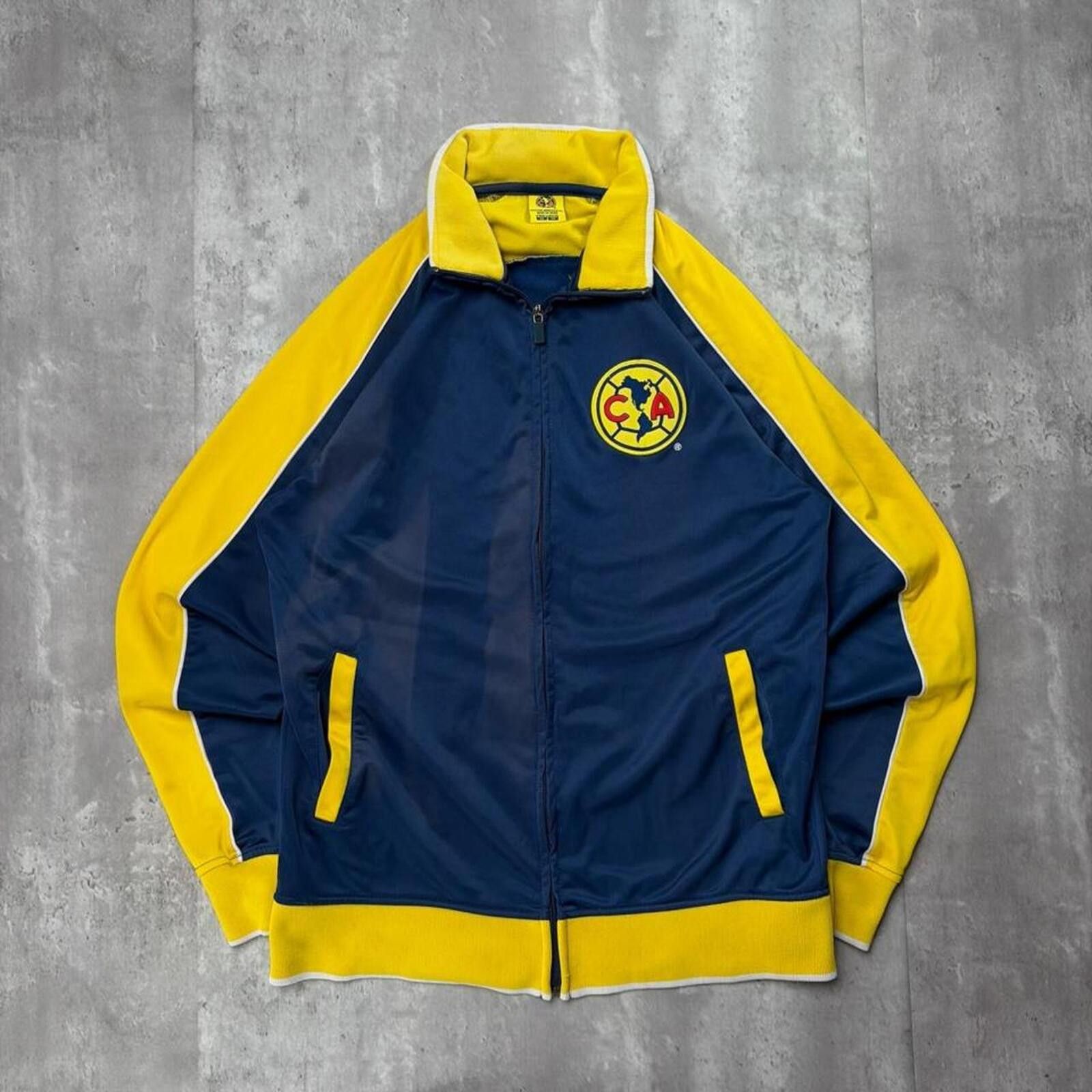 Other Y2K Navy Club America Liga Mx Faded Track Jacket Size US S / EU 44-46 / 1 - 1 Thumbnail
