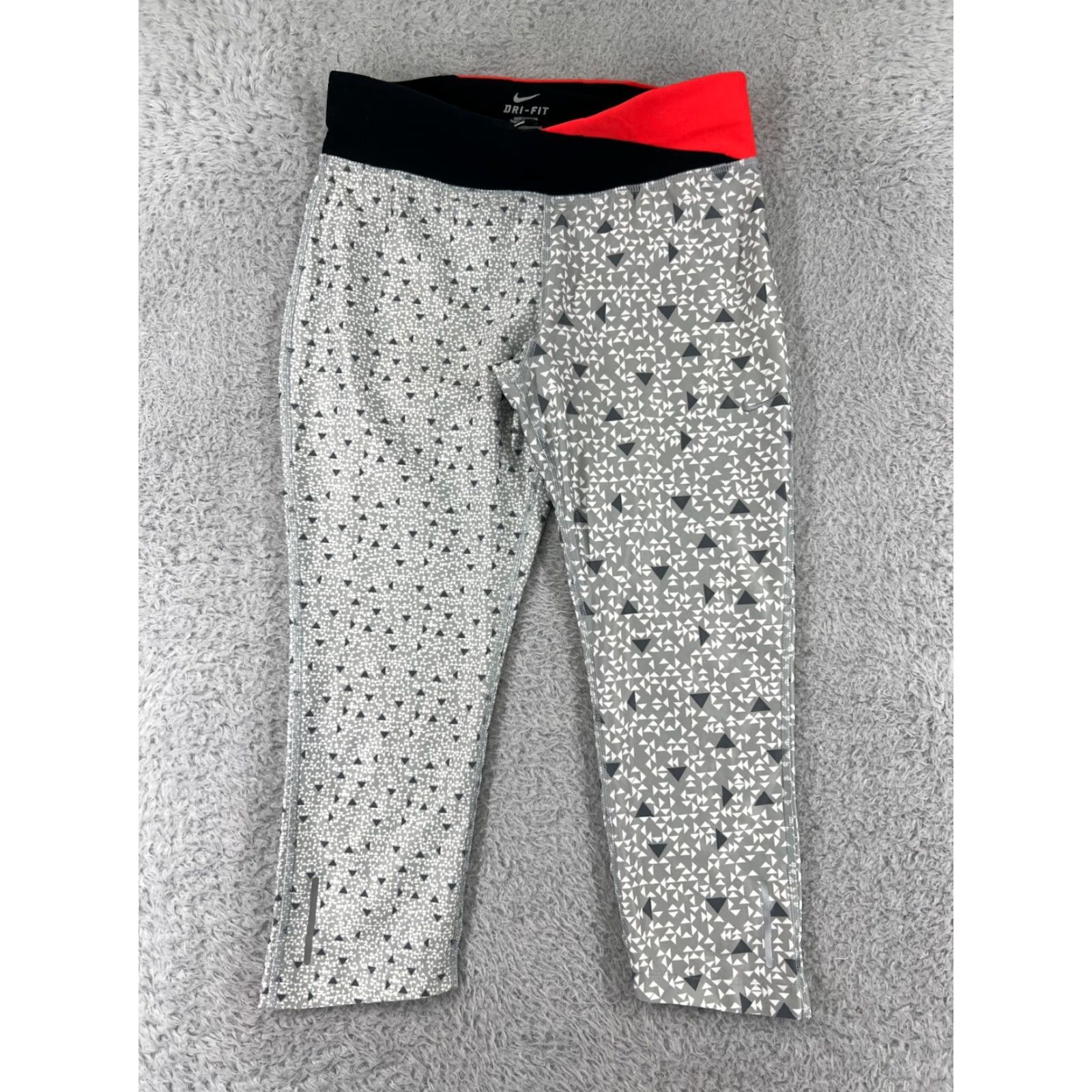 Nike Nike Dri-FIT Pants Women Small Gray Pattern Jogger Size 28" / US 6 / IT 42 - 2 Thumbnail
