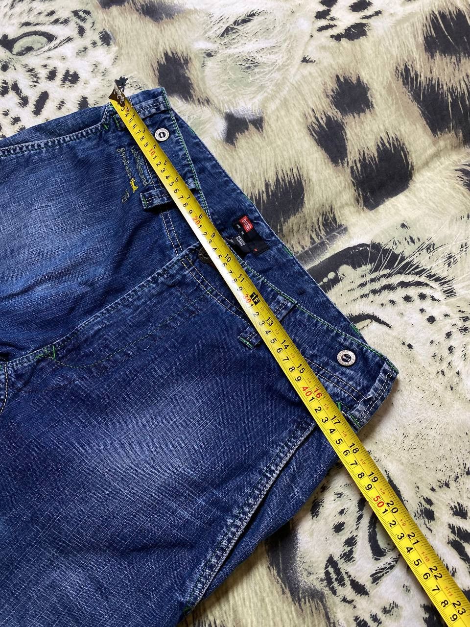 Diesel BAGGY VINTAGE Y2K HEAVY FADED JEANS PANTS Size US 32 / EU 48 - 9 Thumbnail