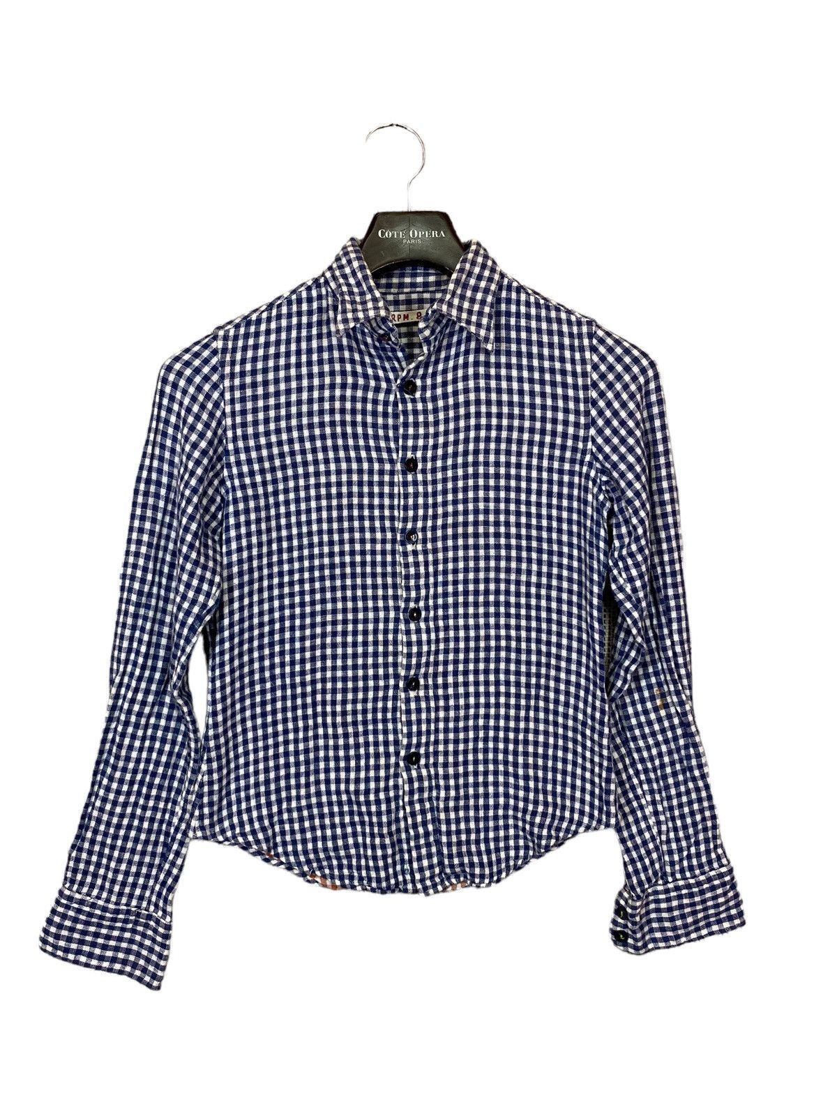 45rpm 45rpm shirt button ups longsleeve box check Size US S / EU 44-46 / 1 - 1 Thumbnail