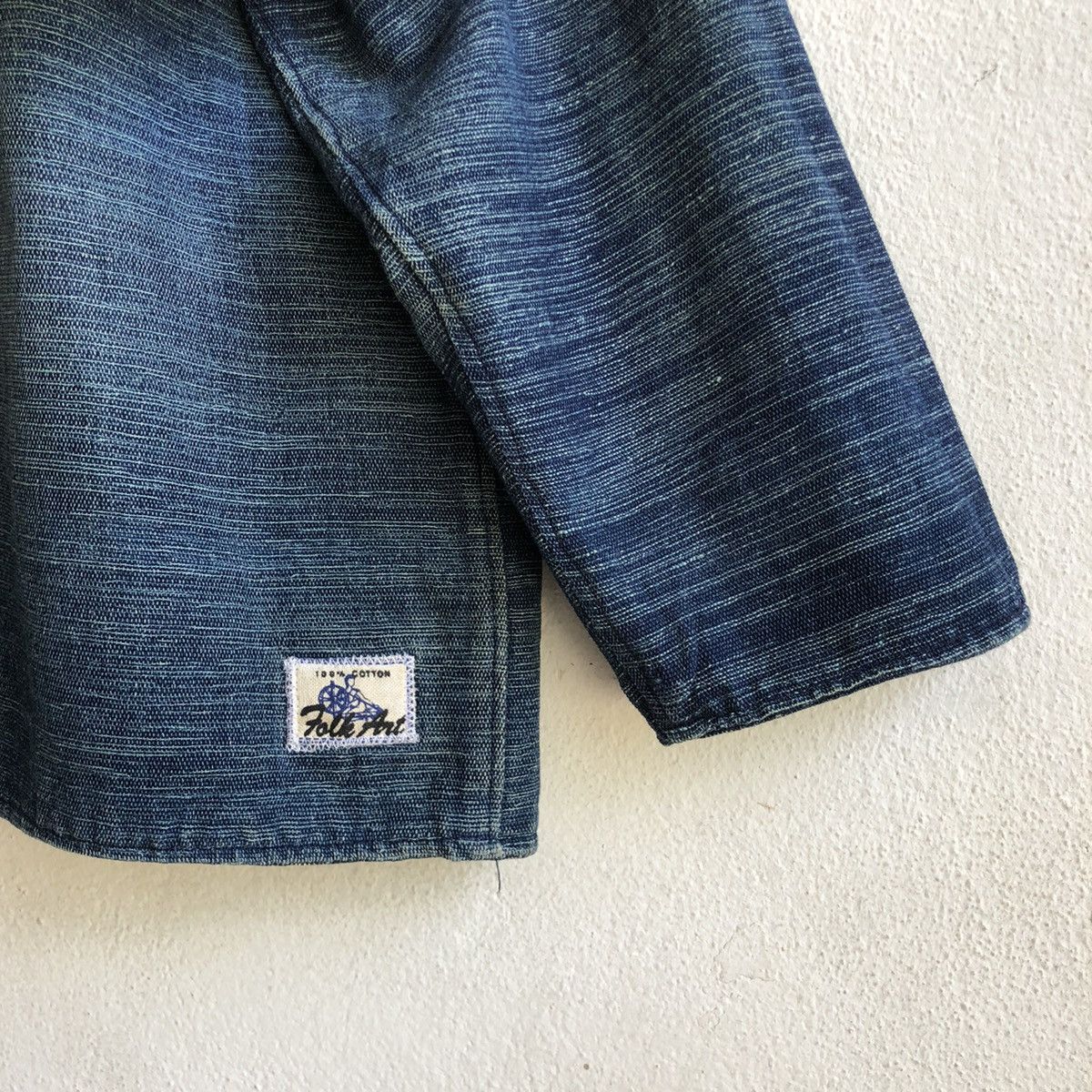 Other Folk Art Woven Reversable Denim Chore Jacket Size US L / EU 52-54 / 3 - 6 Thumbnail