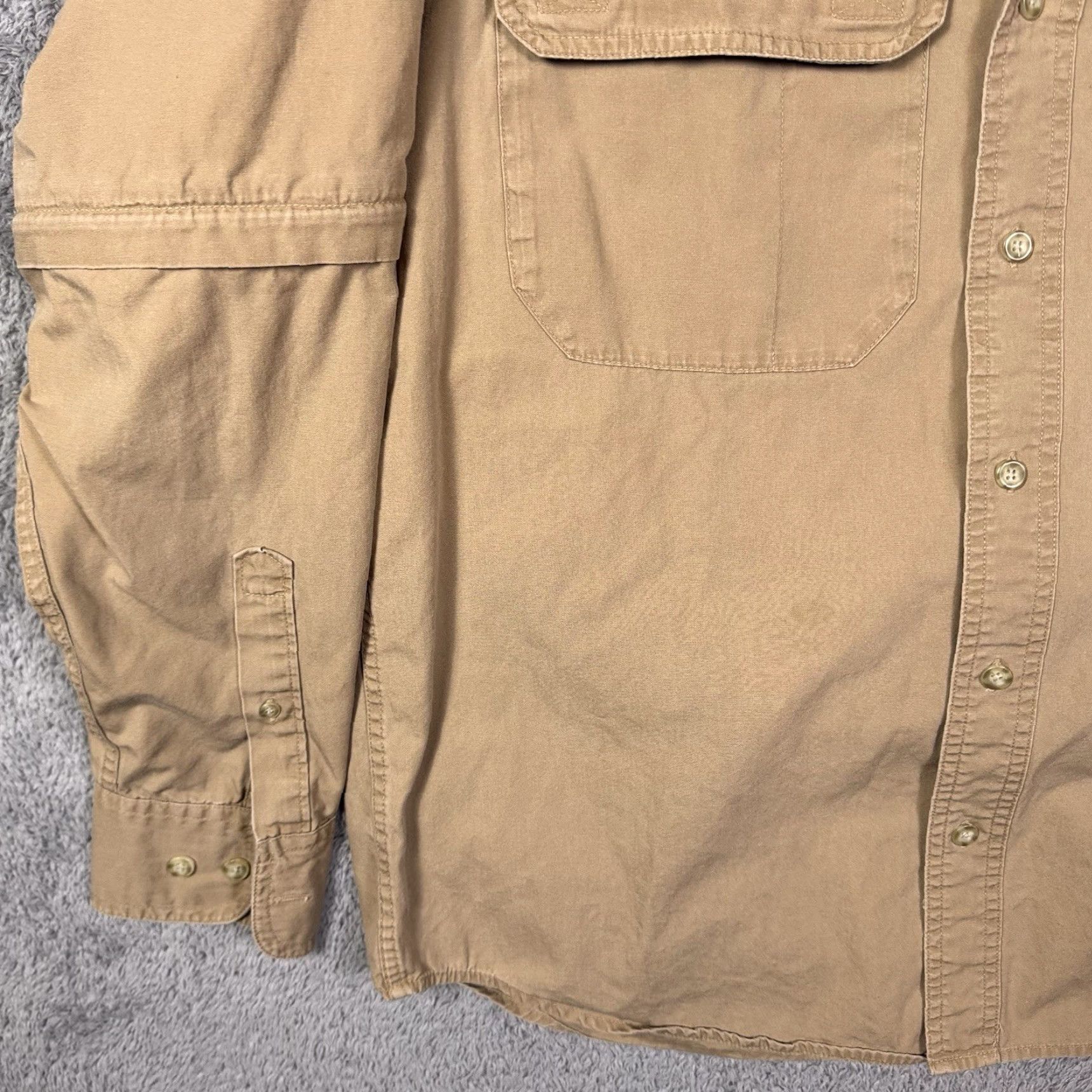 Vintage Cabela's Safari Jacket Men M Utility Field Shacket Cargo Tact Convertible Shoot Jacket Size US M / EU 48-50 / 2 - 3 Thumbnail