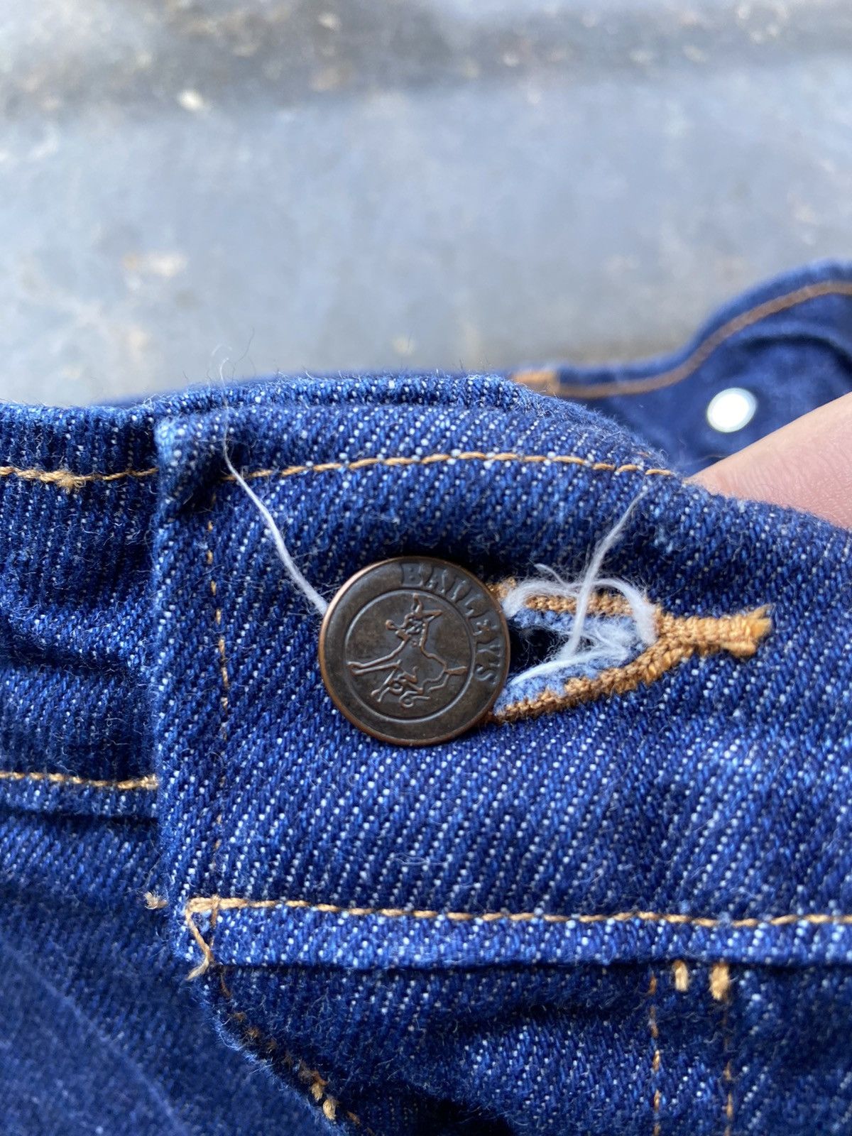 Vintage Crazy Vintage 80’s Wild Ass Baggy Blue Jeans Carhartt Style Size US 40 / EU 56 - 5 Thumbnail